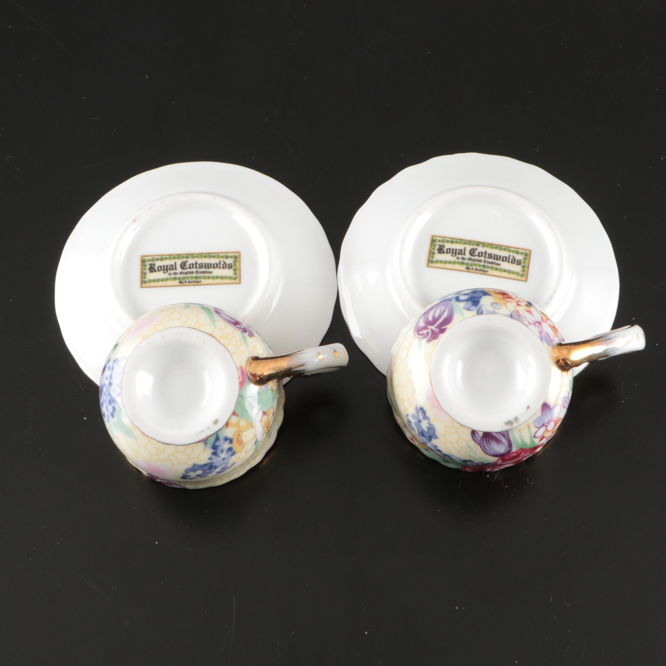 Royal Cotswolds and Other Miniature Porcelain Tea Sets