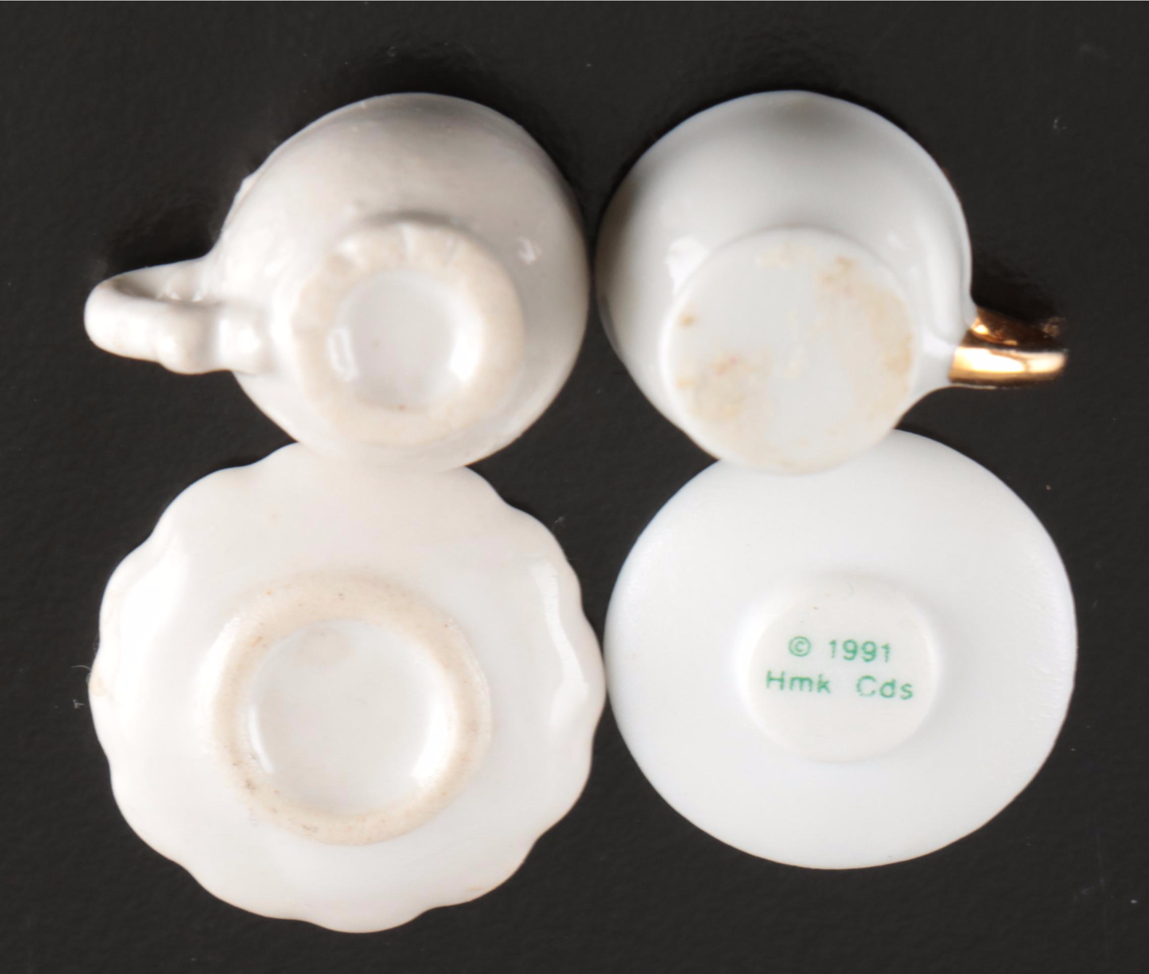 Royal Cotswolds and Other Miniature Porcelain Tea Sets