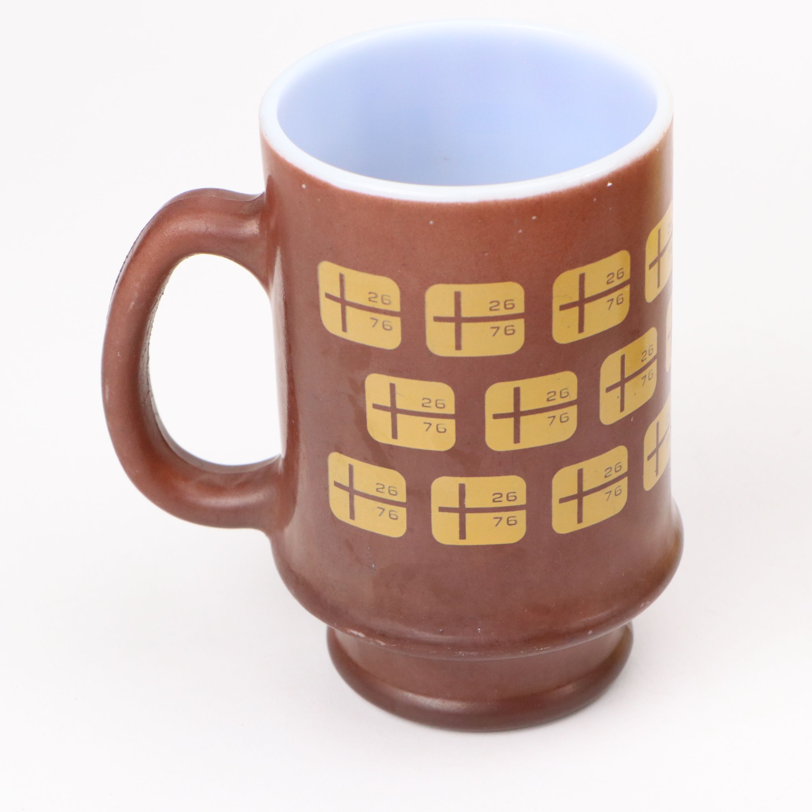 Fire-King with Corning and More Glass Mugs, Mid to Late 20th C.