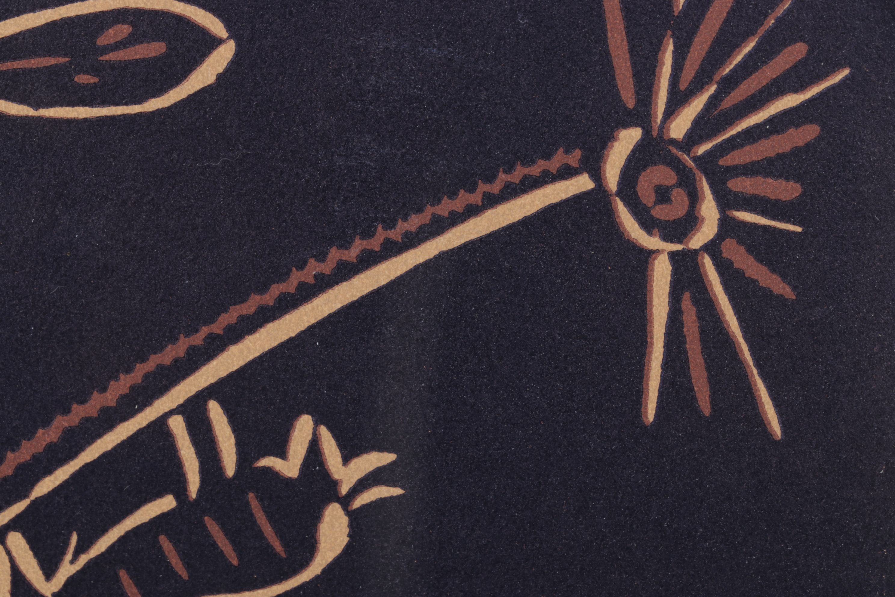 Pablo Picasso Linoleum Cut "Bull-Flowers," 1962