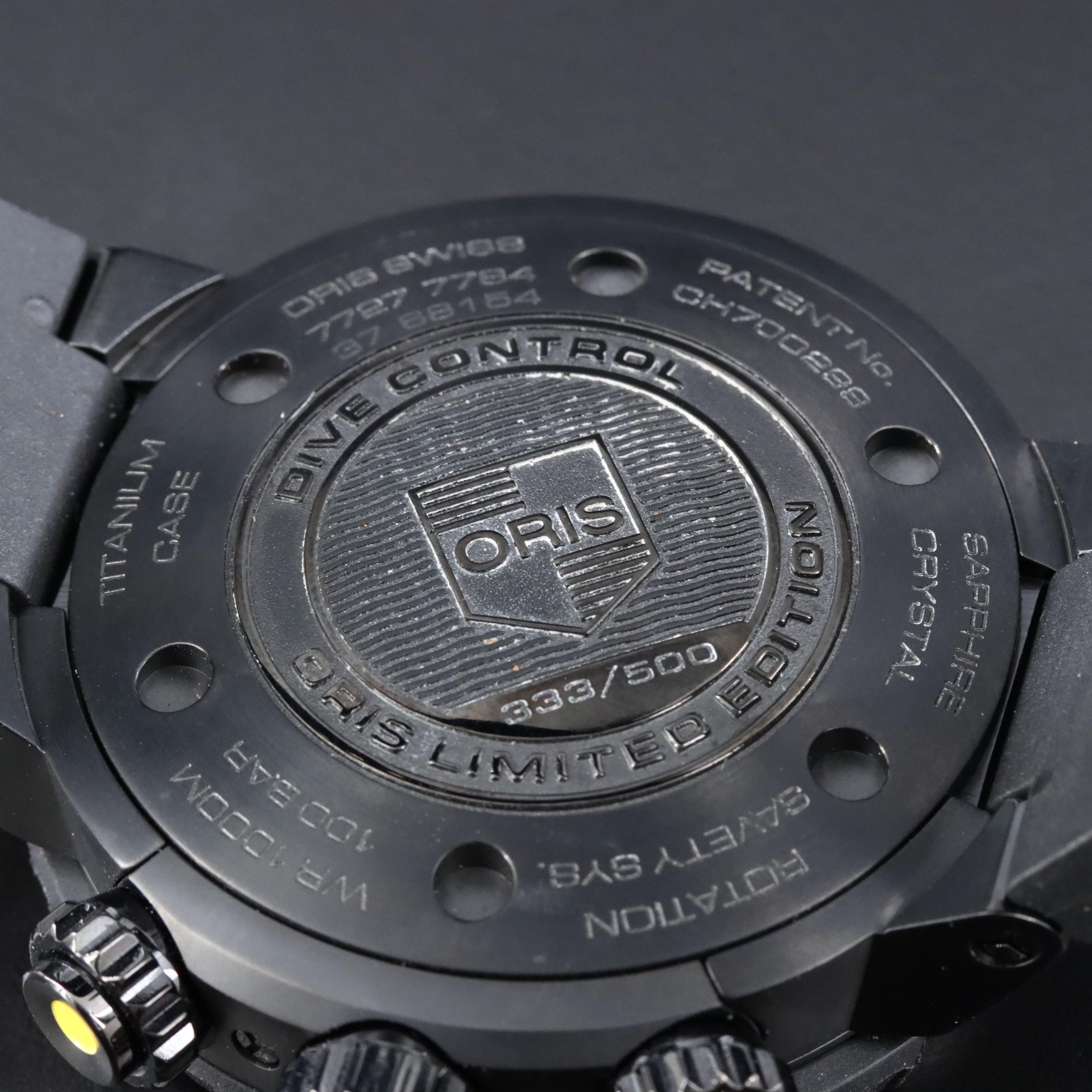 Oris ProDiver Dive Control Limited Edition Chronograph Watch