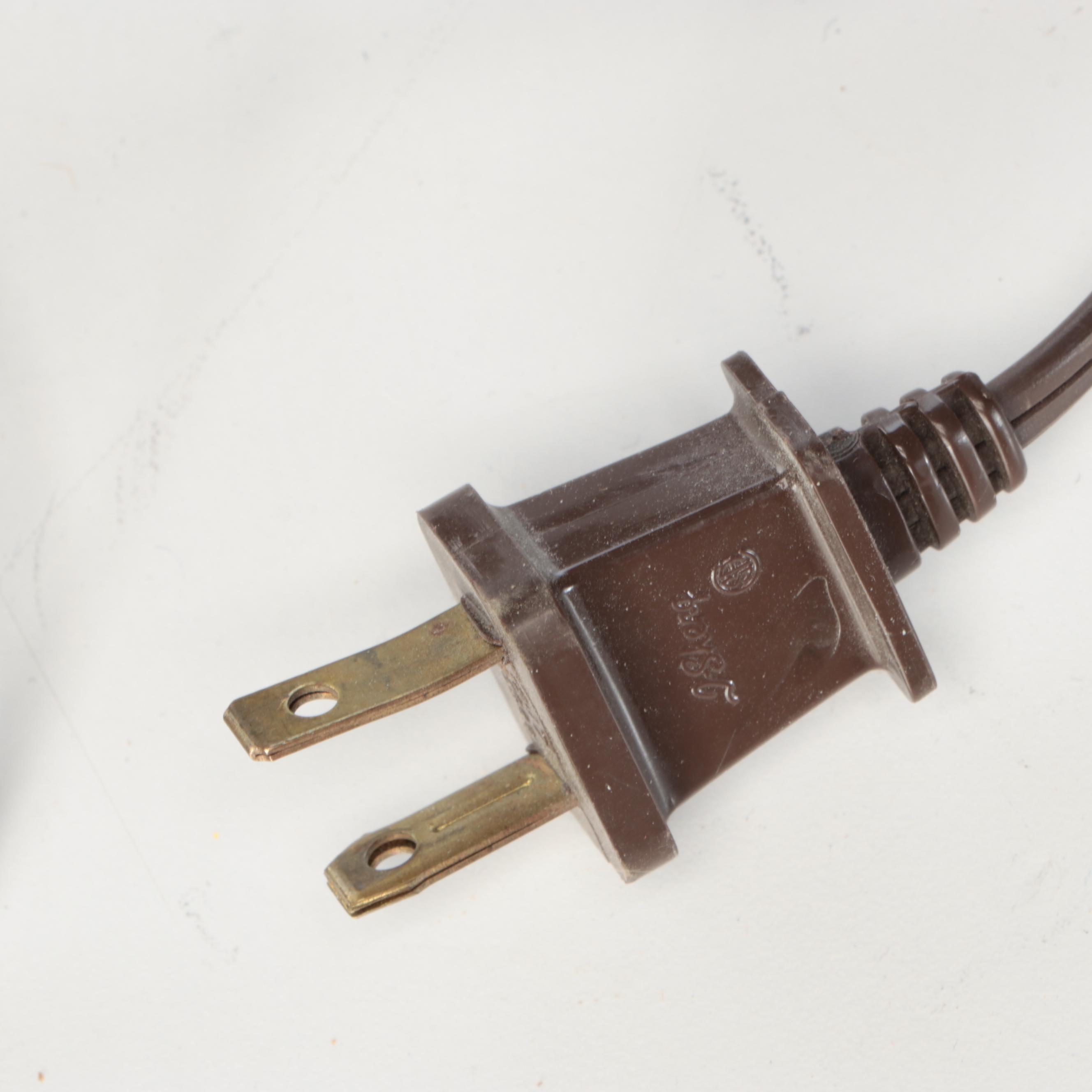 Art Nouveau Style "Three Graces" Bronzed Metal Table Lamp with Dual Shades