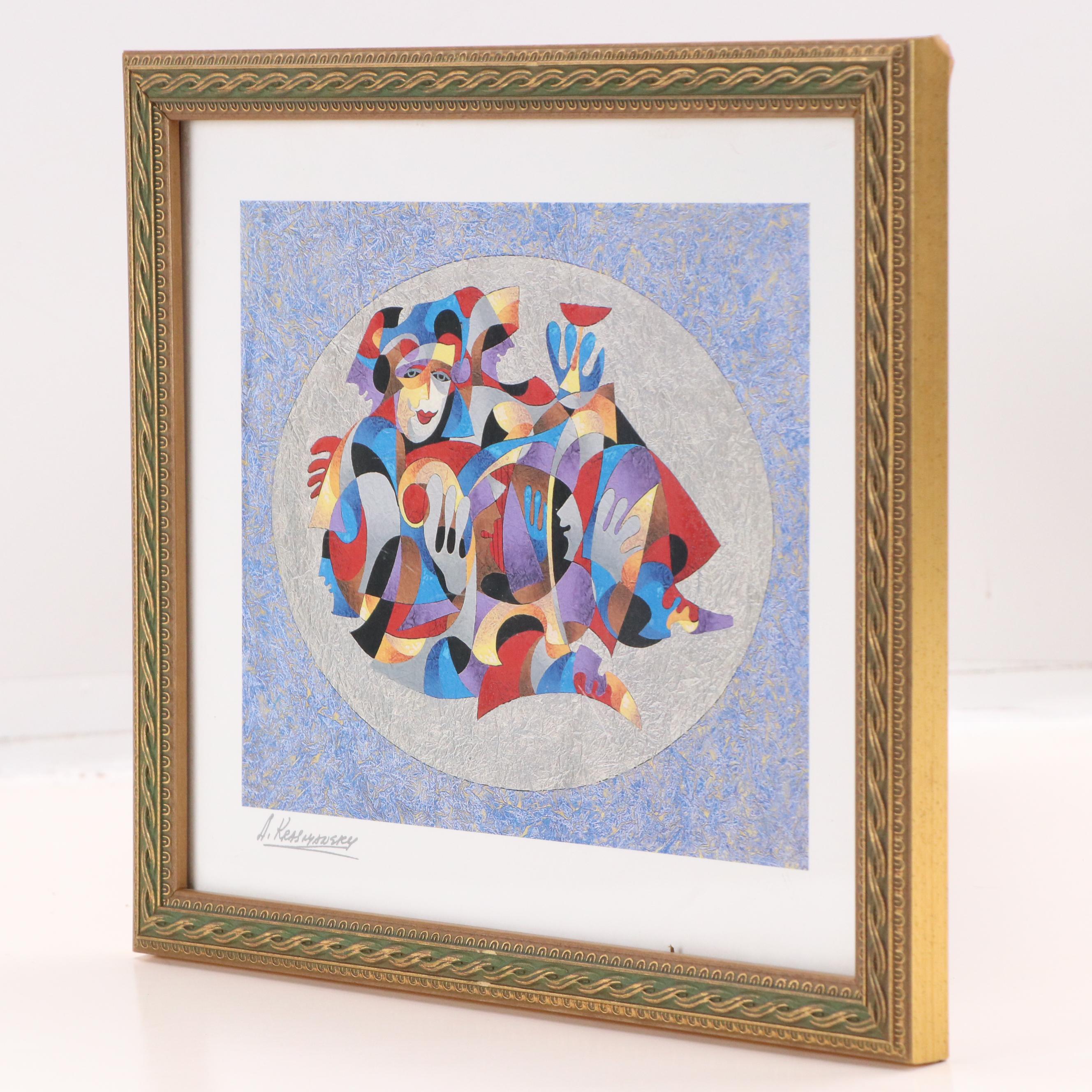 Offset Lithograph After Anatole Krasnyansky "Missing"