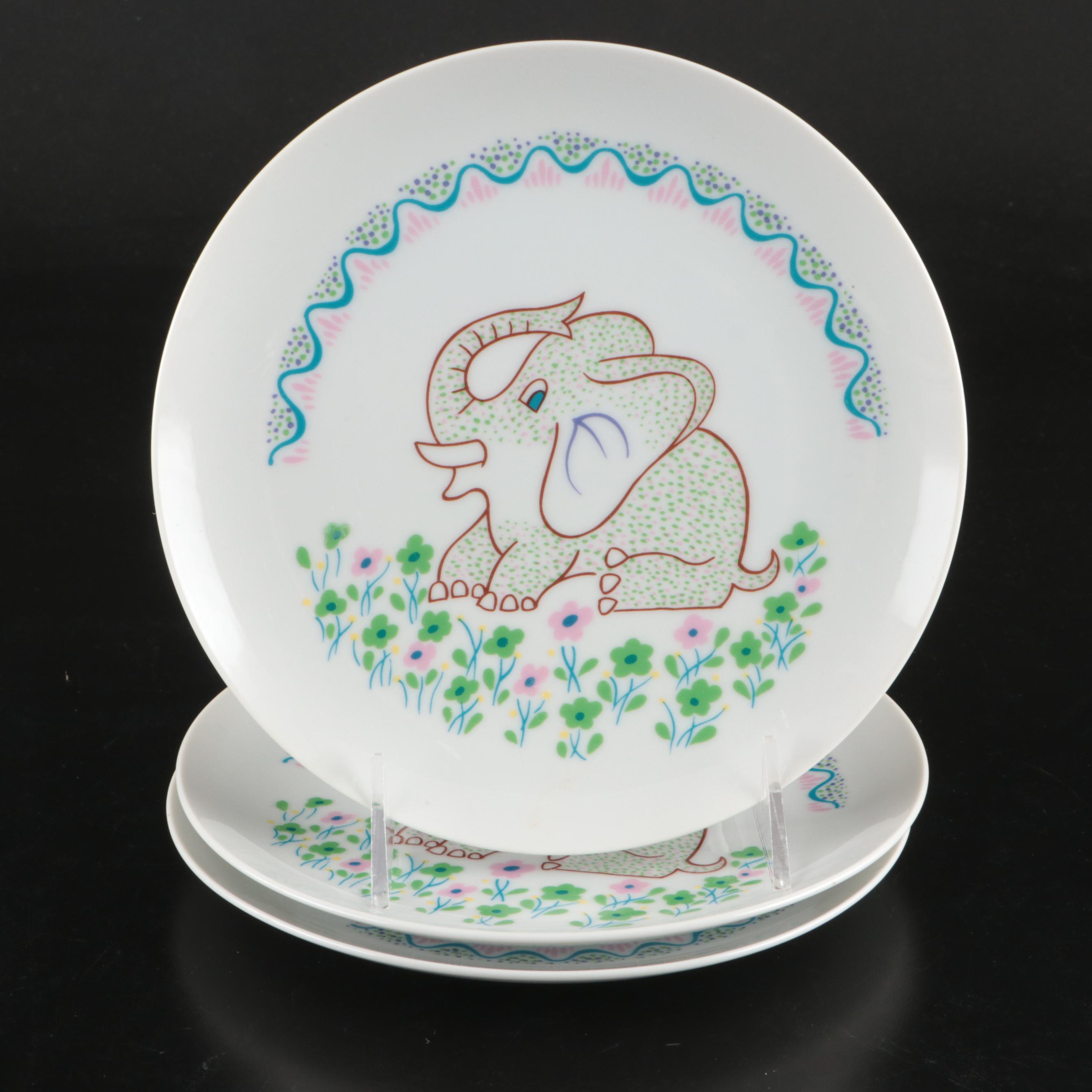 Seymour Mann "Safari" Ceramic Plates, 1976