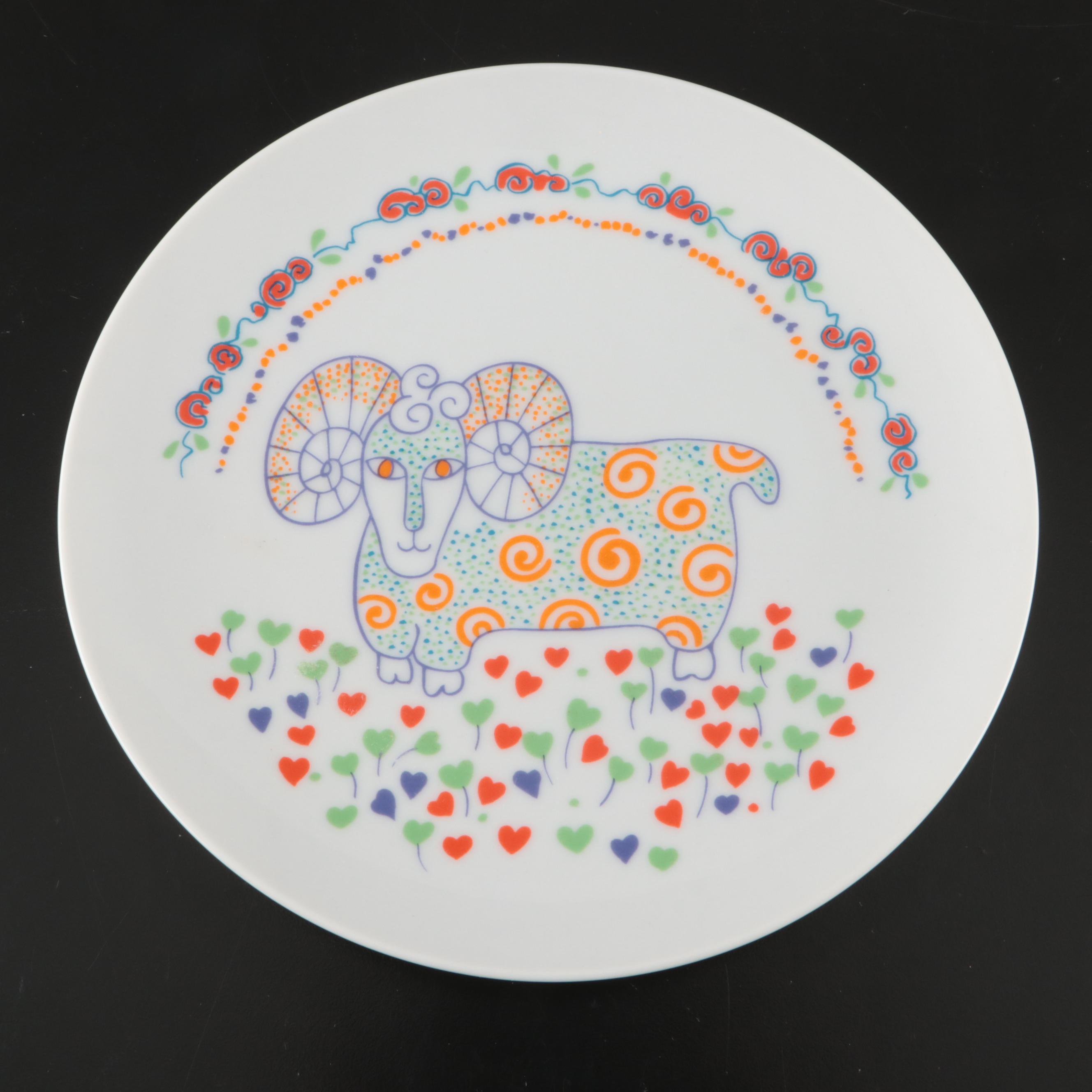 Seymour Mann "Safari" Ceramic Plates, 1976