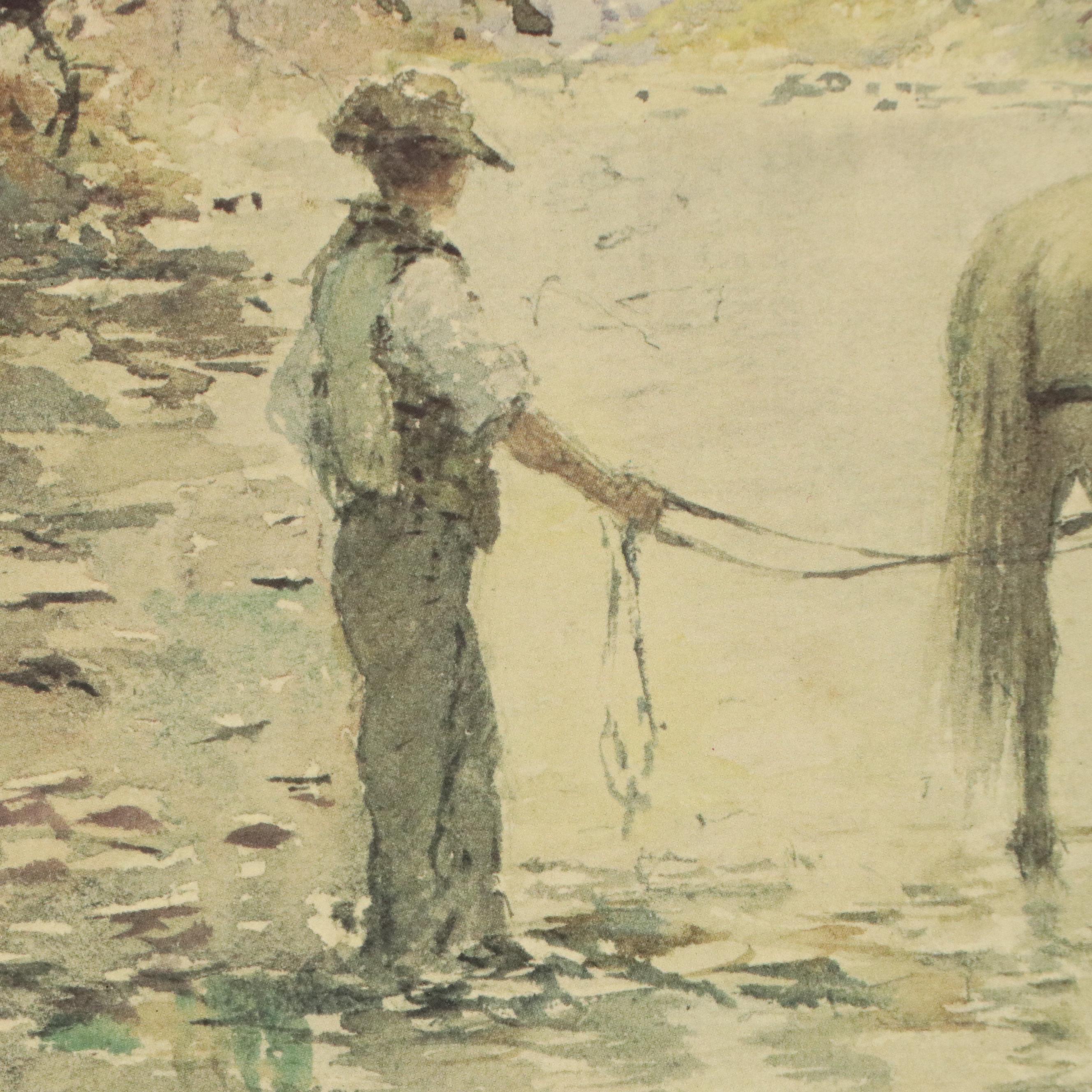 After Paul Sawyier Offset Lithograph "Pinnacle Point," Circa 1960