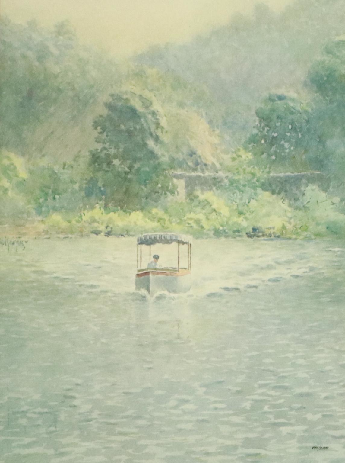 After Paul Sawyier Offset Lithograph "Devil's Hollow," 1984