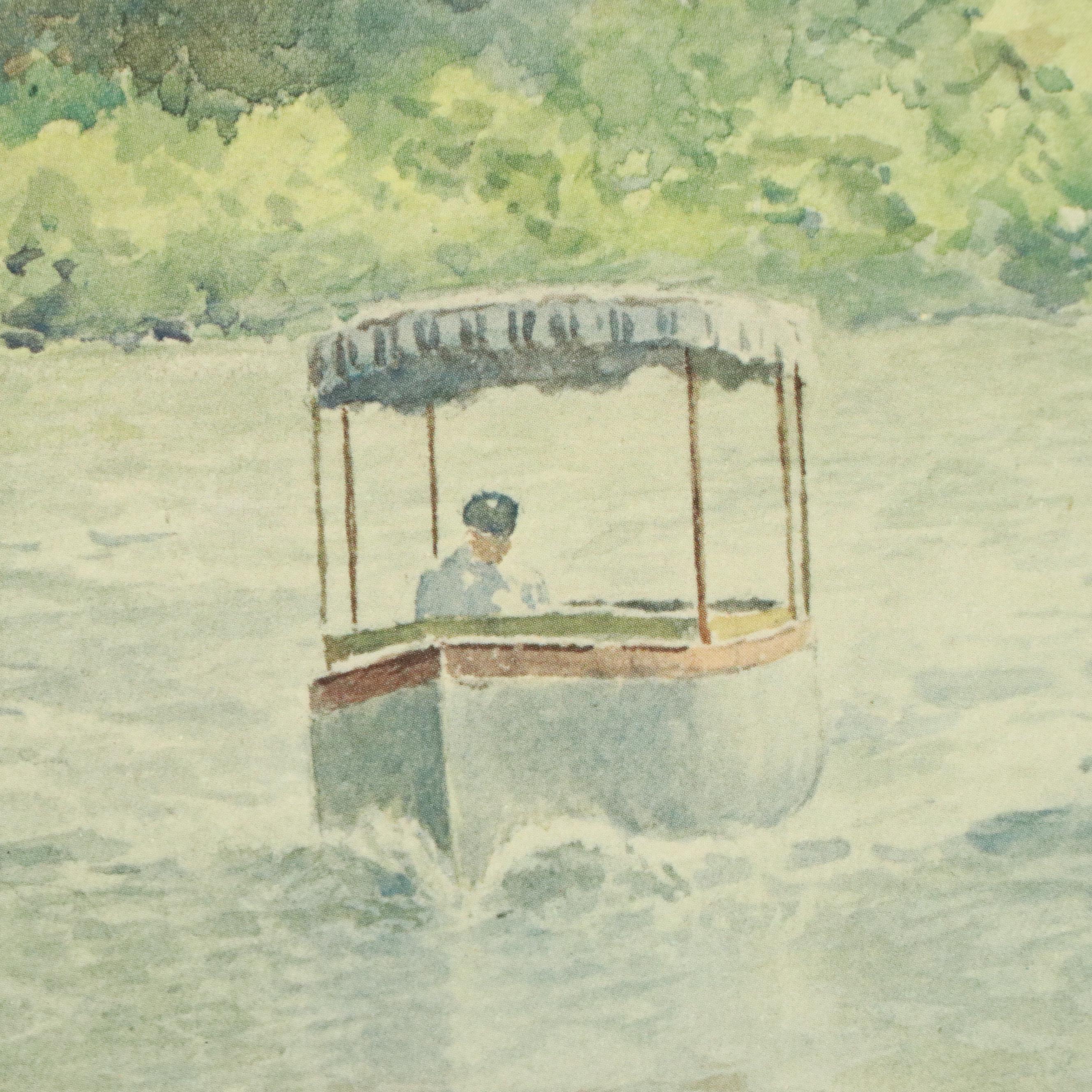 After Paul Sawyier Offset Lithograph "Devil's Hollow," 1984