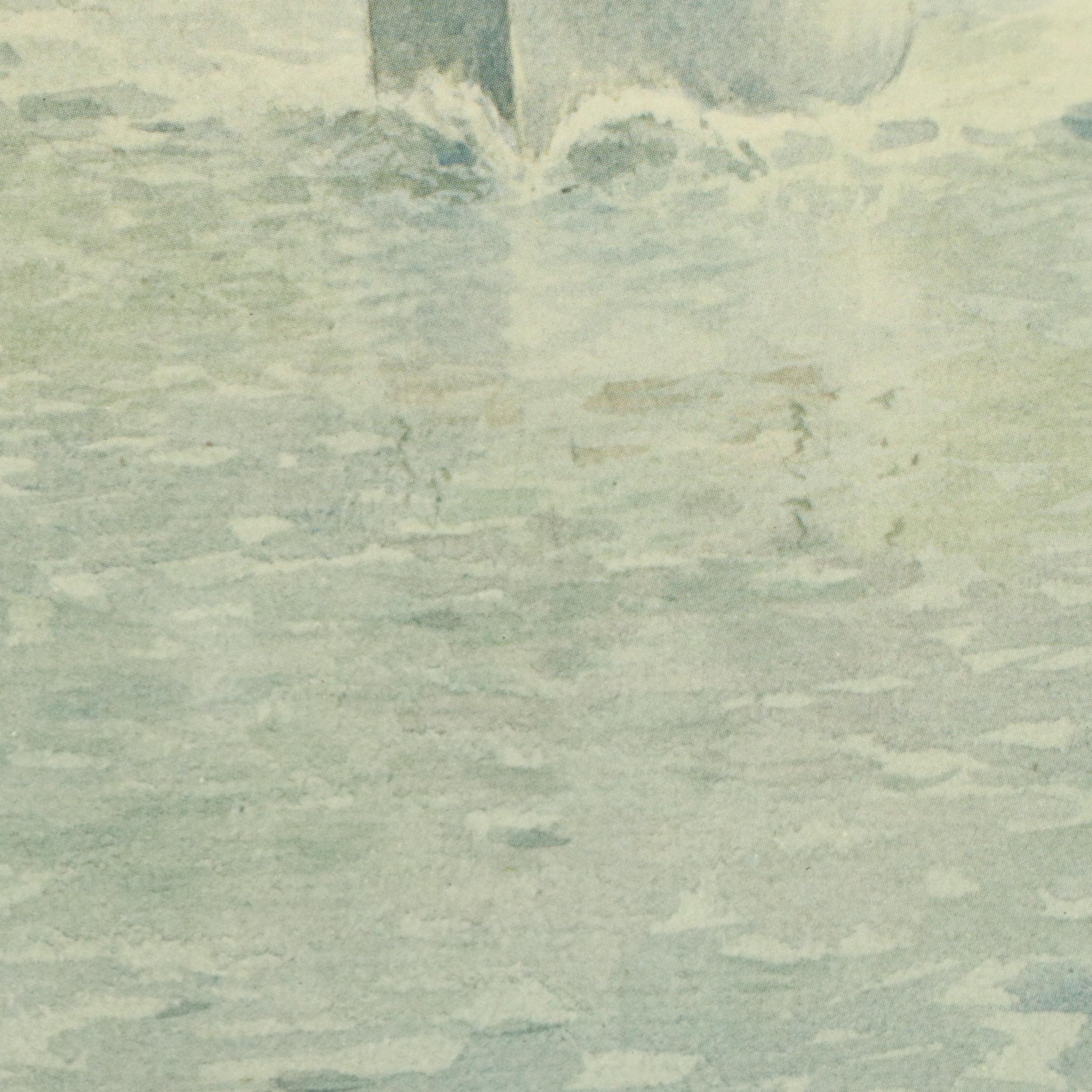 After Paul Sawyier Offset Lithograph "Devil's Hollow," 1984