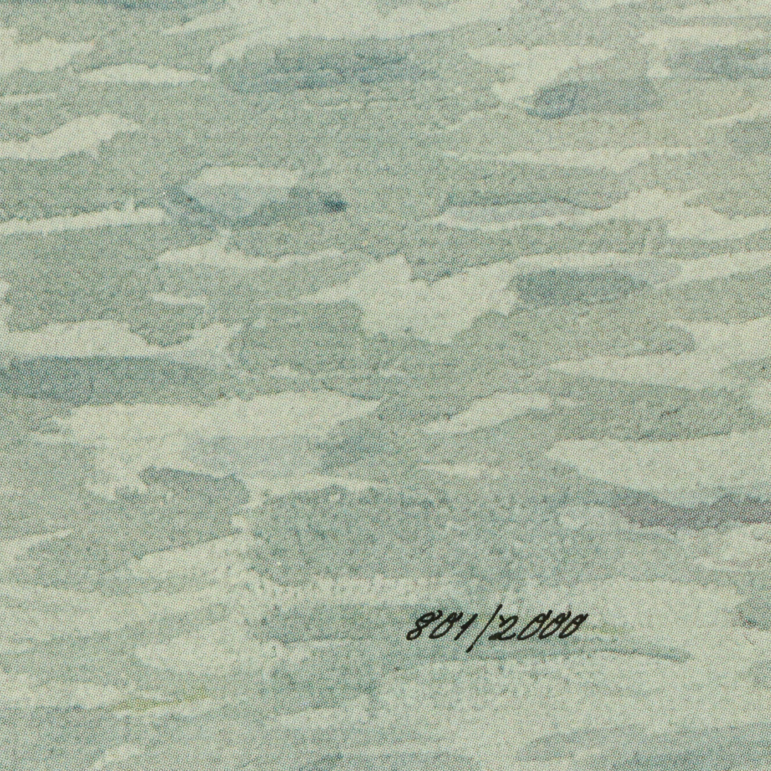 After Paul Sawyier Offset Lithograph "Devil's Hollow," 1984