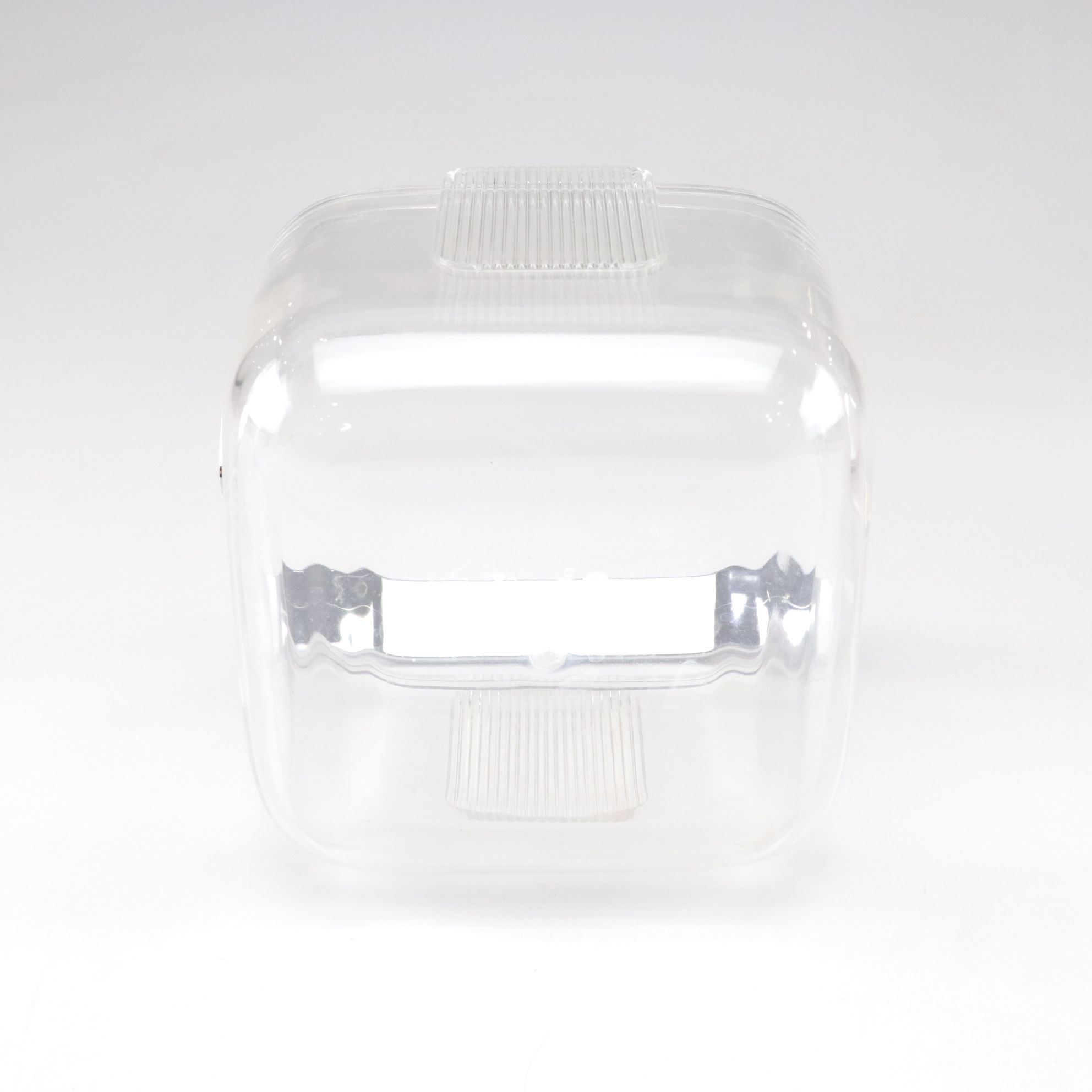 Guzzini "Amanda" Ice Bucket with Blown Crackle Glass Pitcher