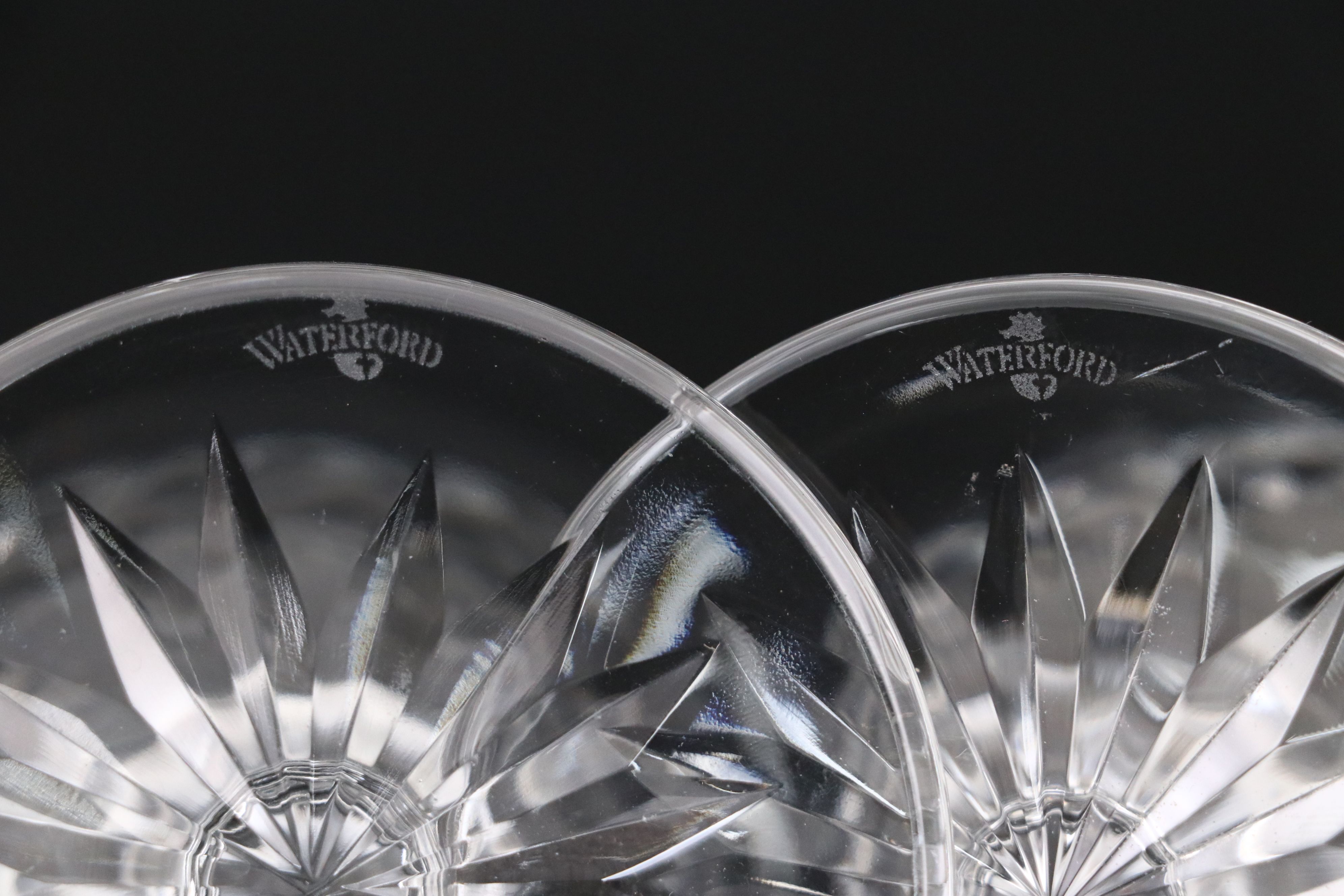 Waterford "Lismore" Stemmed Iced Tea Glasses