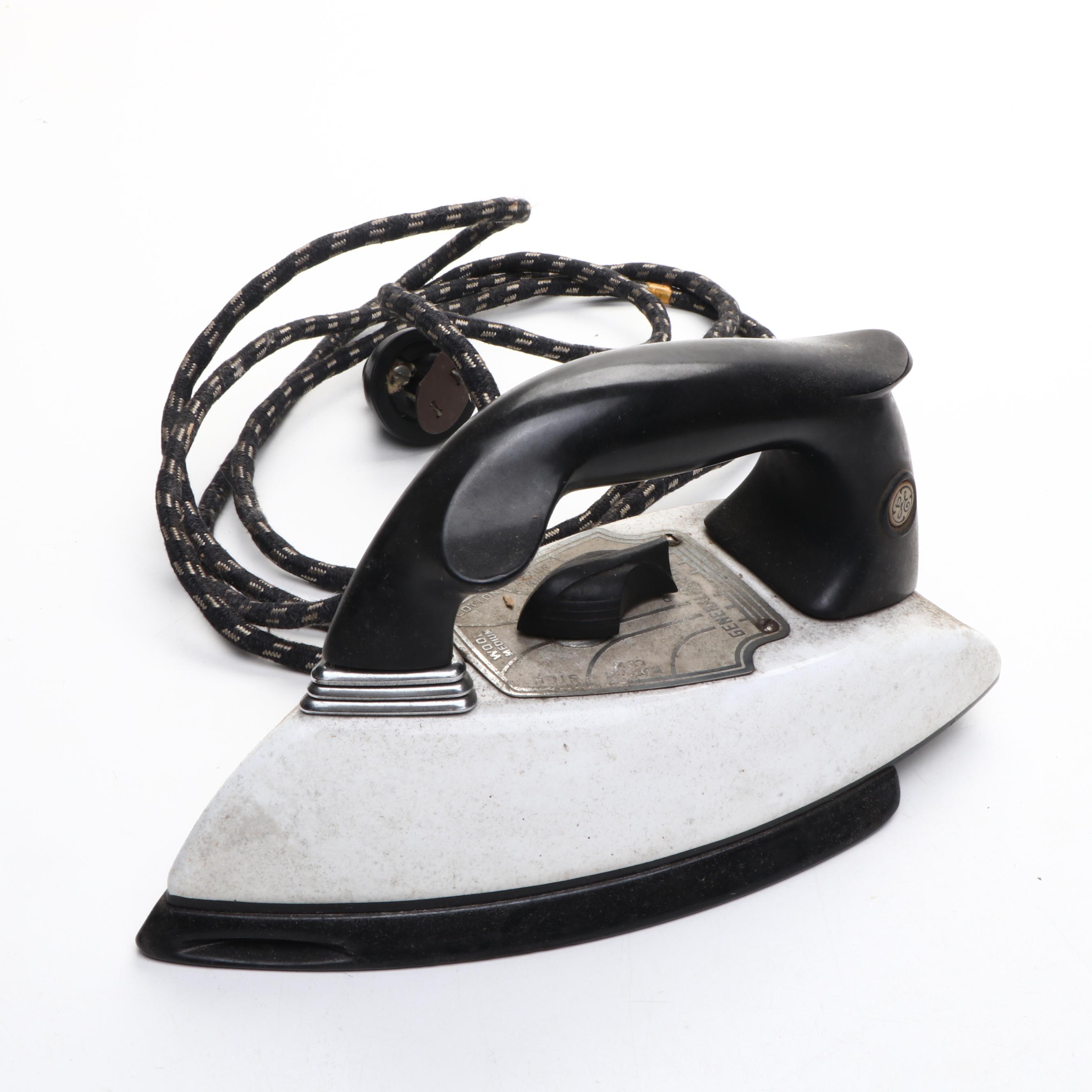 General Electric, Sunbeam, and Universal Clothes Irons