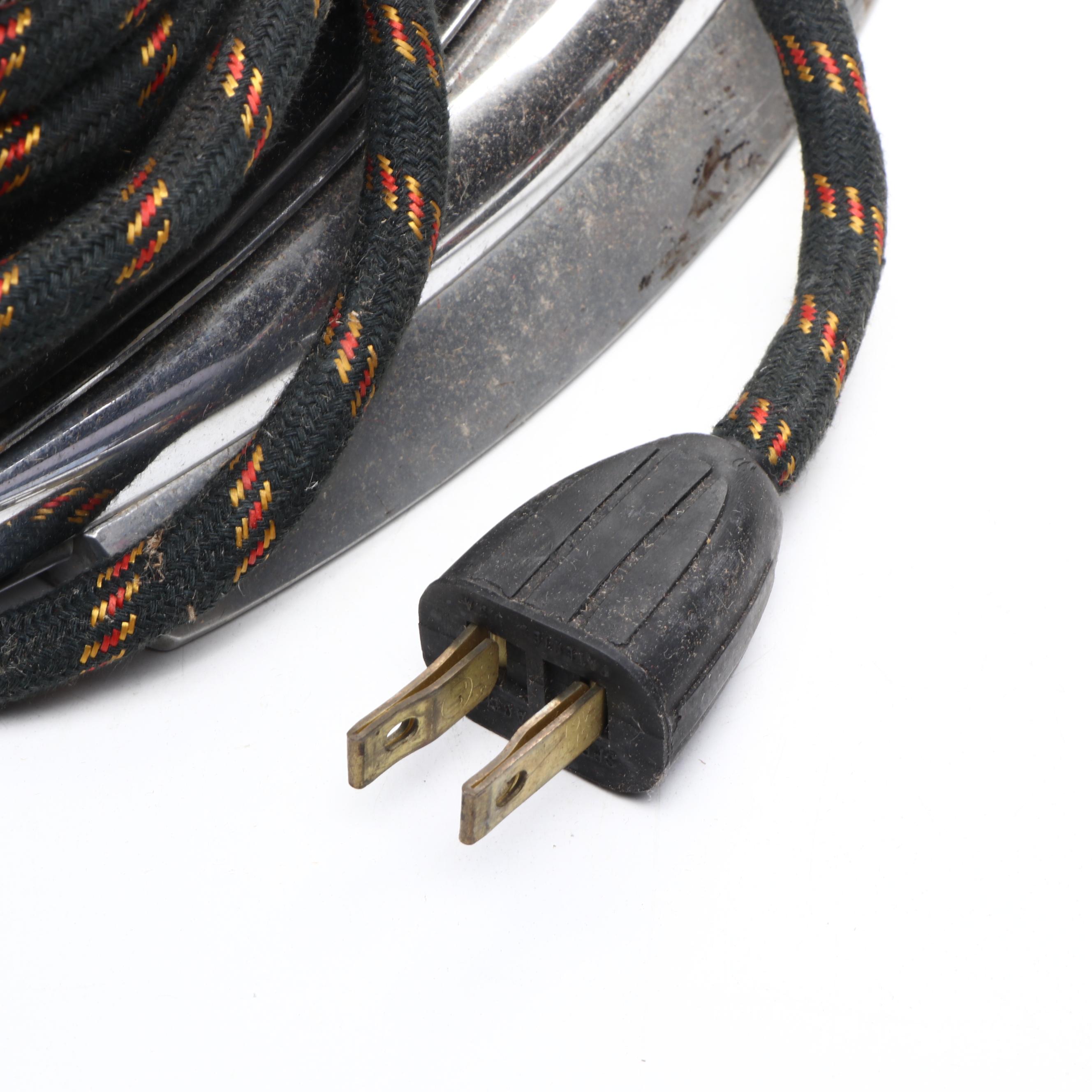 General Electric, Sunbeam, and Universal Clothes Irons