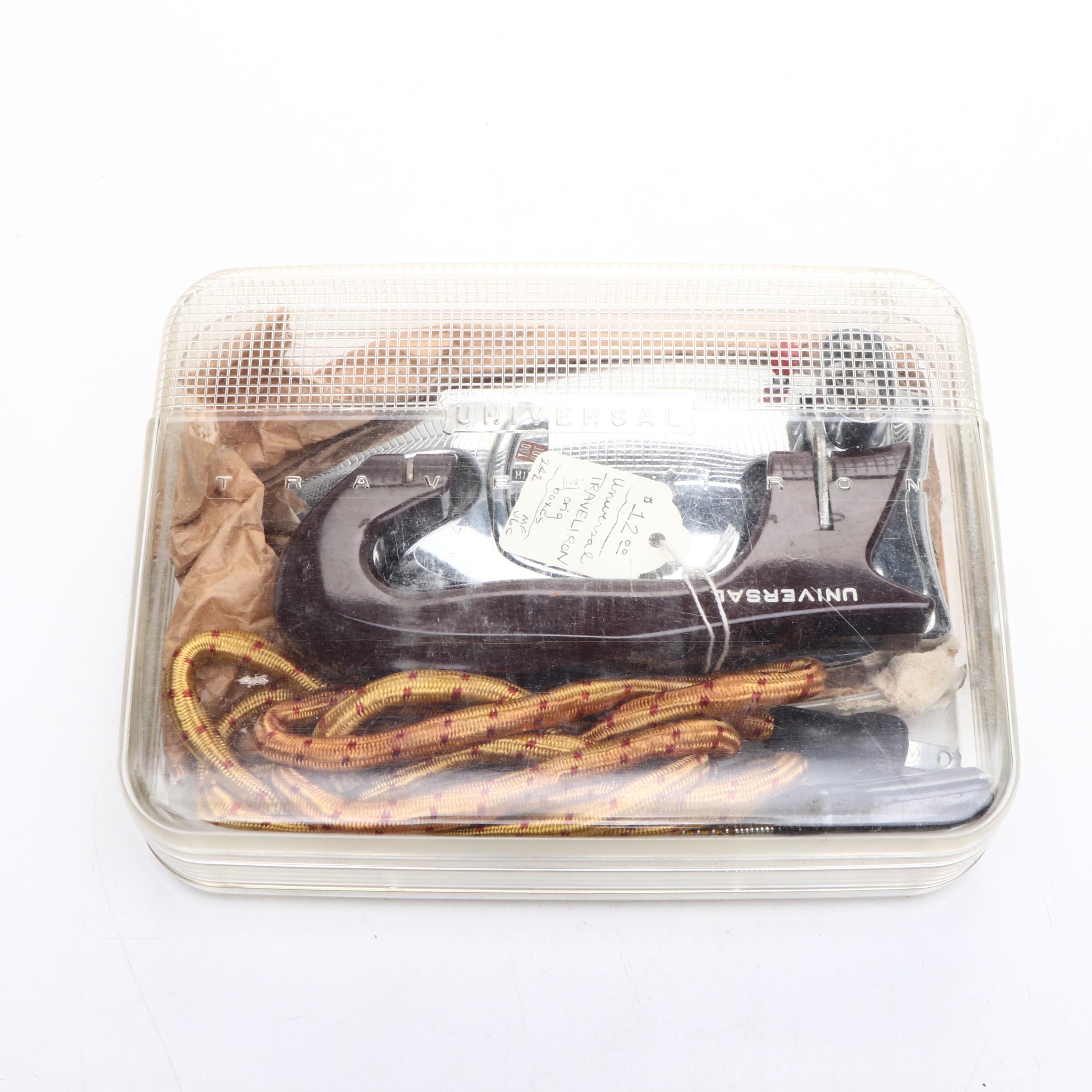 General Electric, Sunbeam, and Universal Clothes Irons