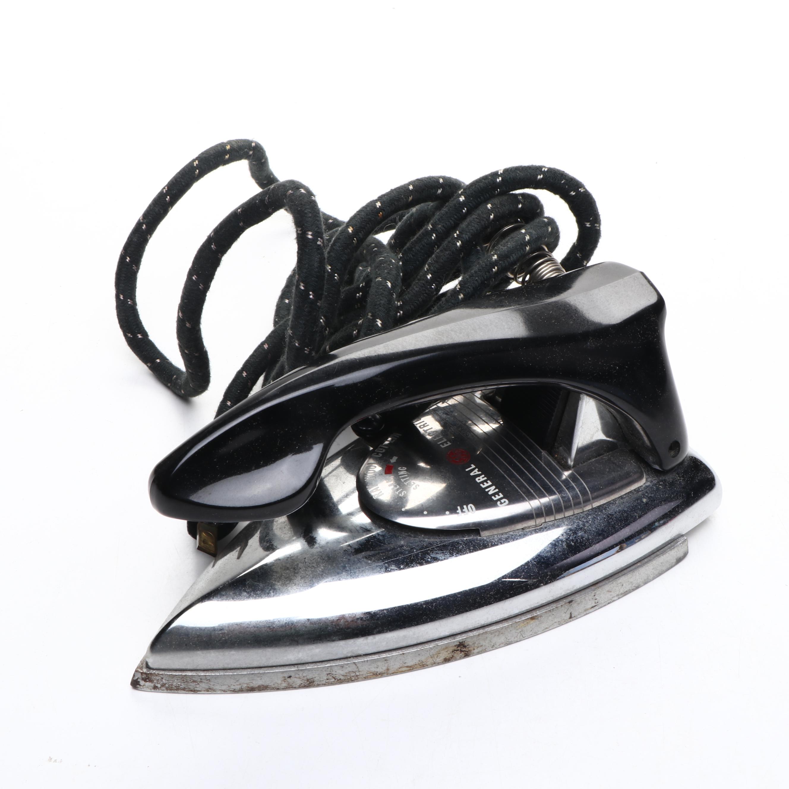 General Electric, Sunbeam, and Universal Clothes Irons