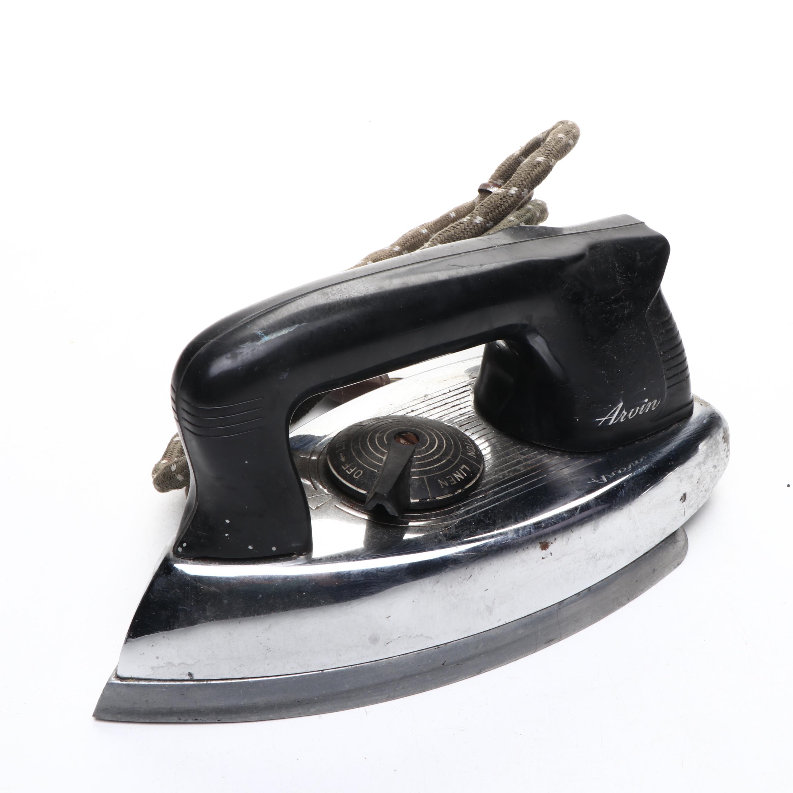 General Electric, Sunbeam, and Other Mid-Century Clothes Irons