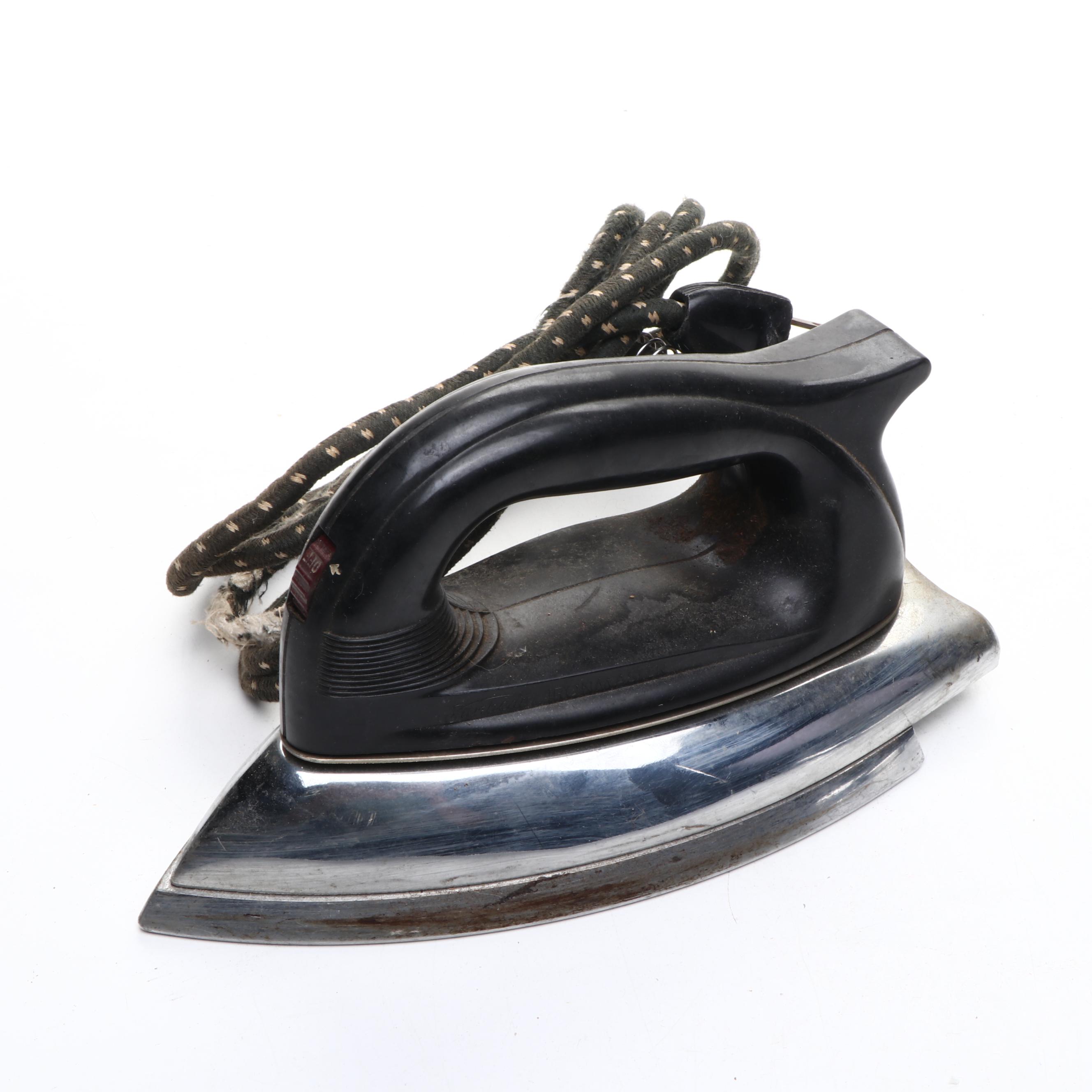 General Electric, Sunbeam, and Other Mid-Century Clothes Irons