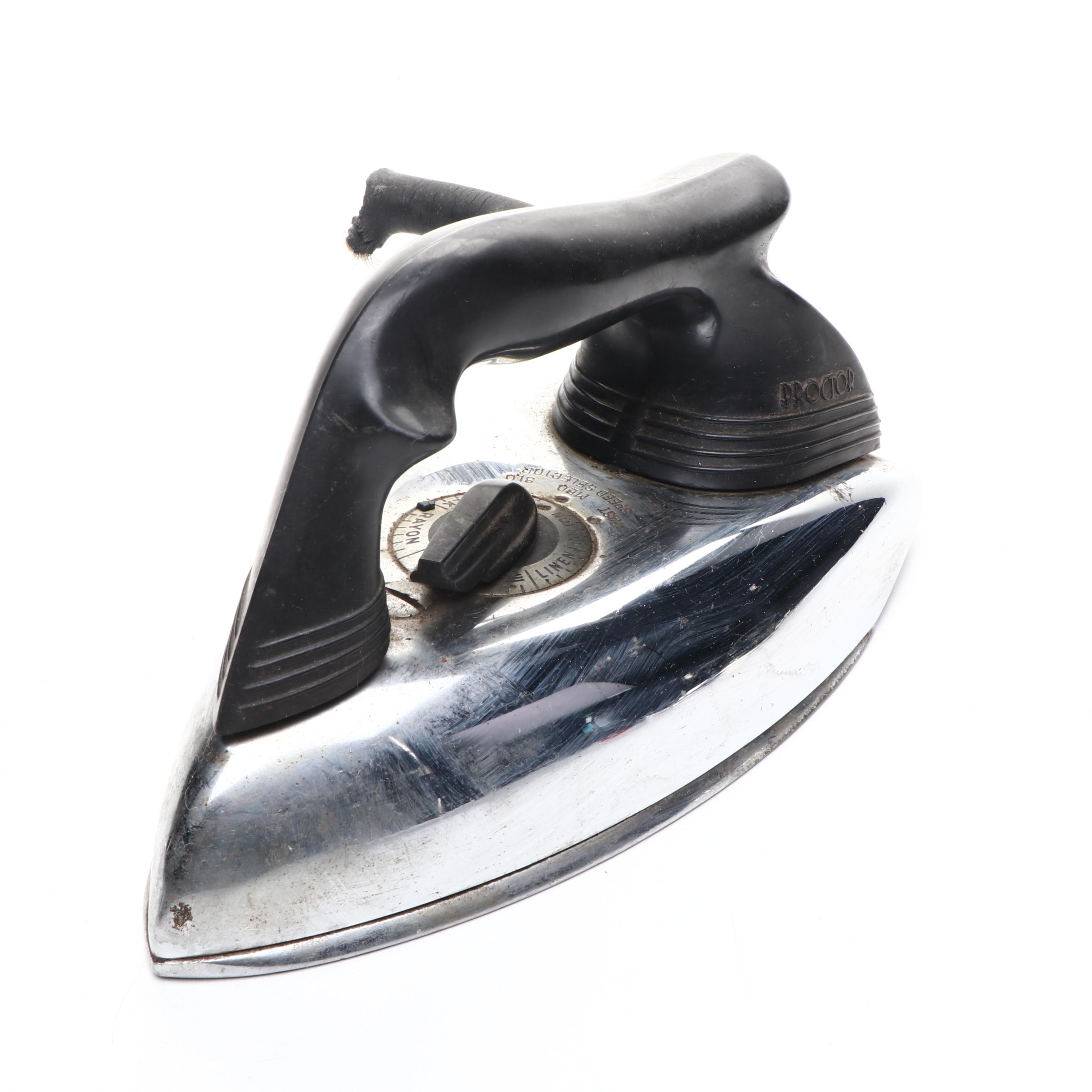 General Electric, Sunbeam, and Other Mid-Century Clothes Irons