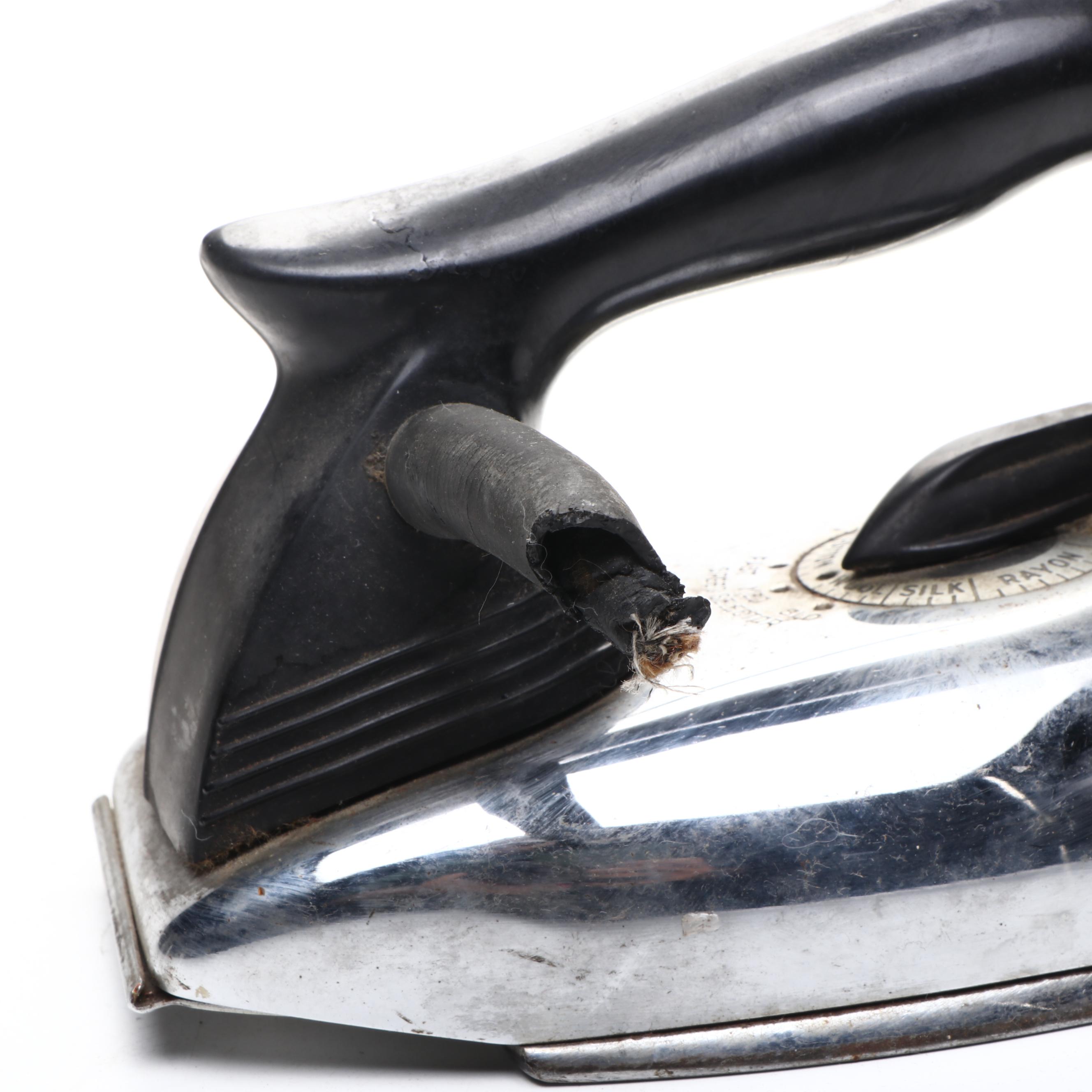 General Electric, Sunbeam, and Other Mid-Century Clothes Irons