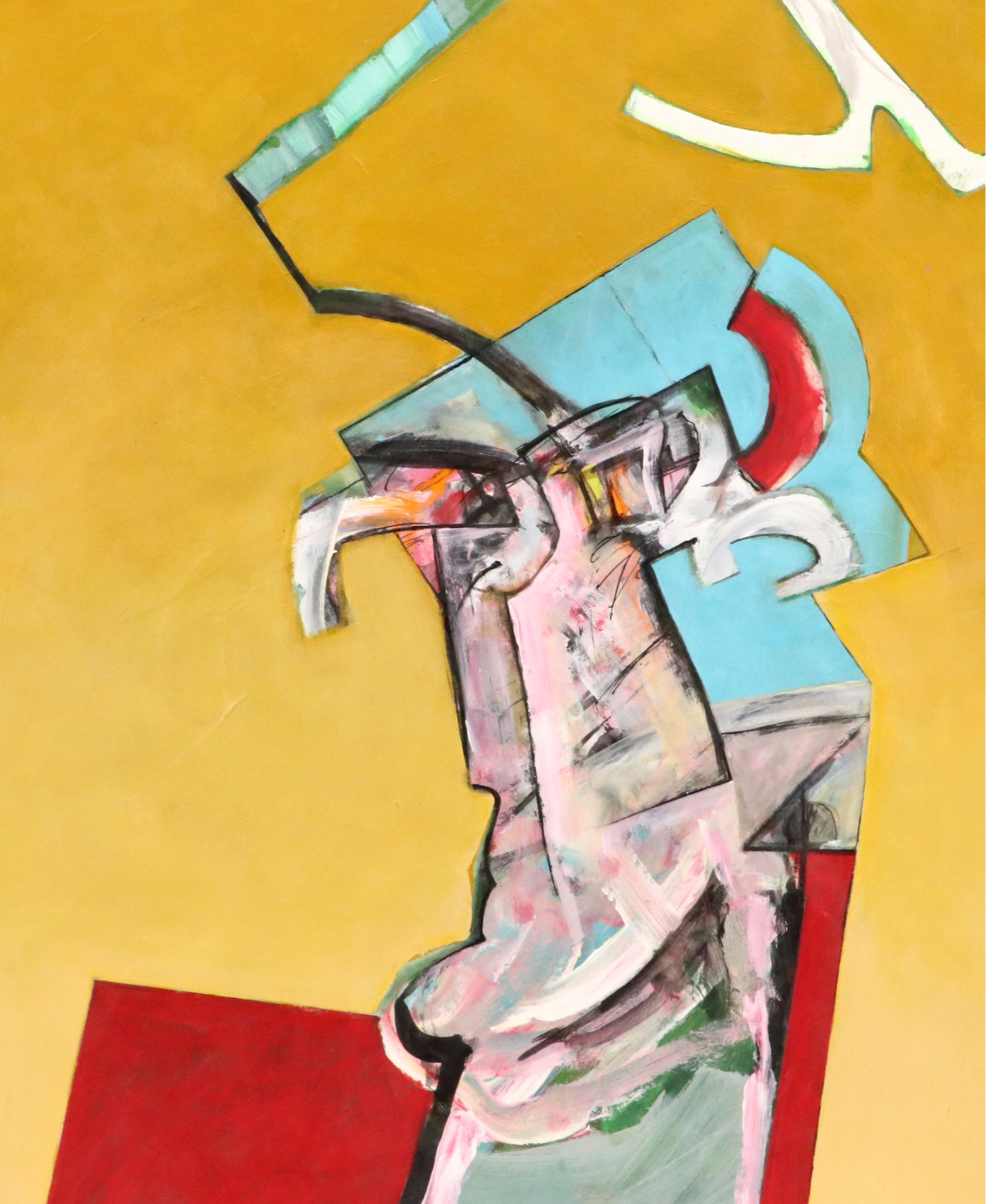 James L. Bruch Acrylic Painting of Untitled Abstraction, Circa 2000