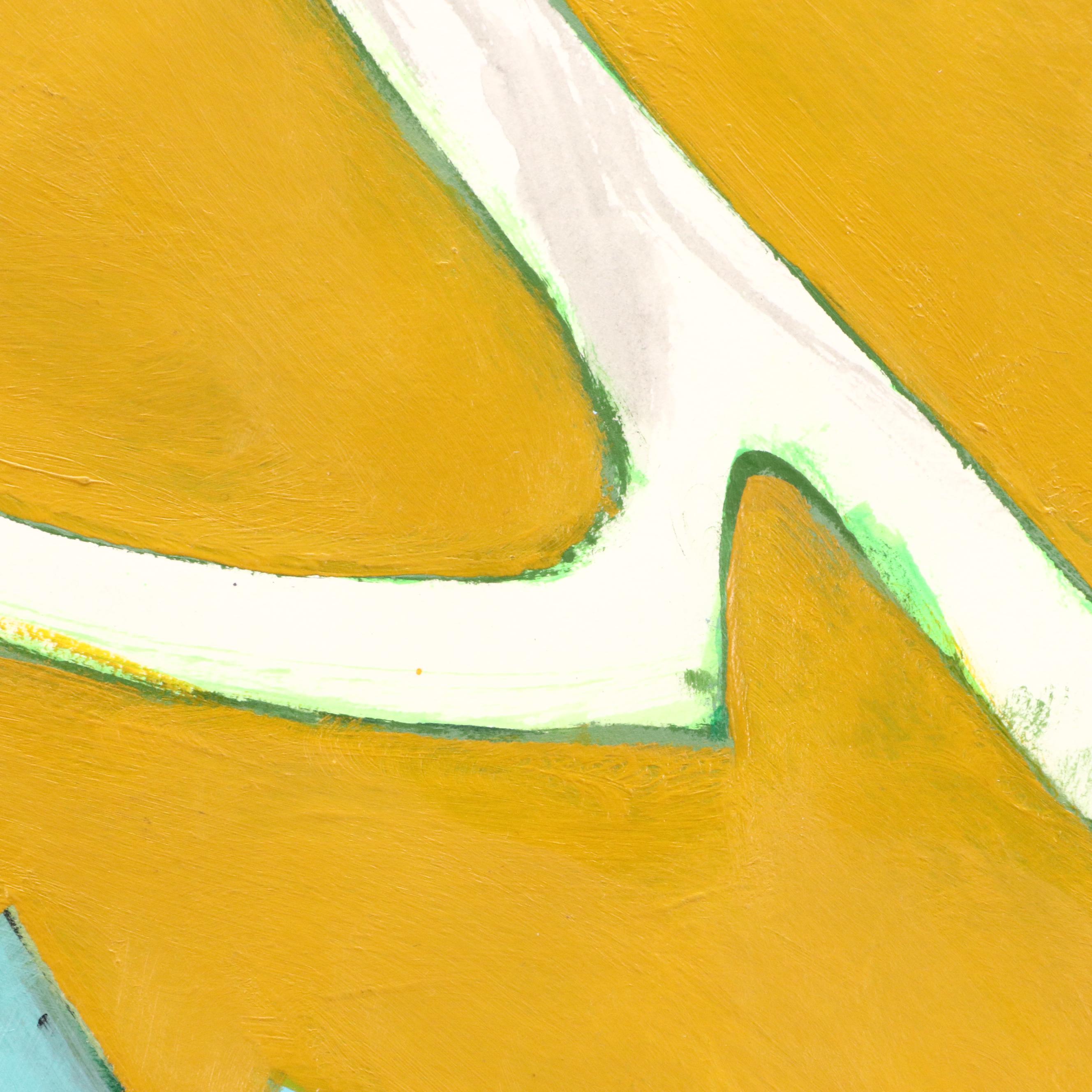 James L. Bruch Acrylic Painting of Untitled Abstraction, Circa 2000