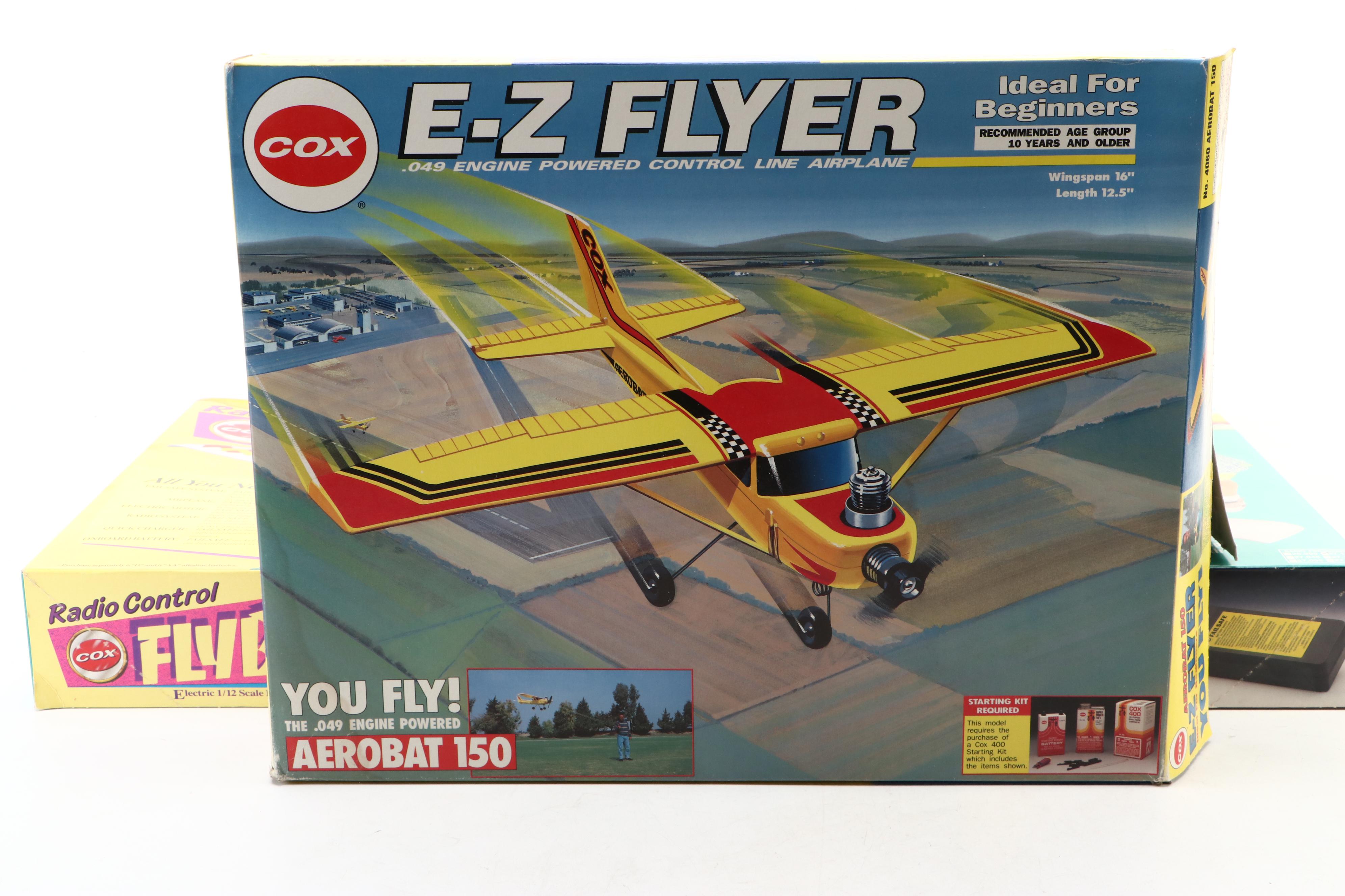 Liberty P-51D Mustang Fighter Model Kit with Other Cox Remote Control Planes