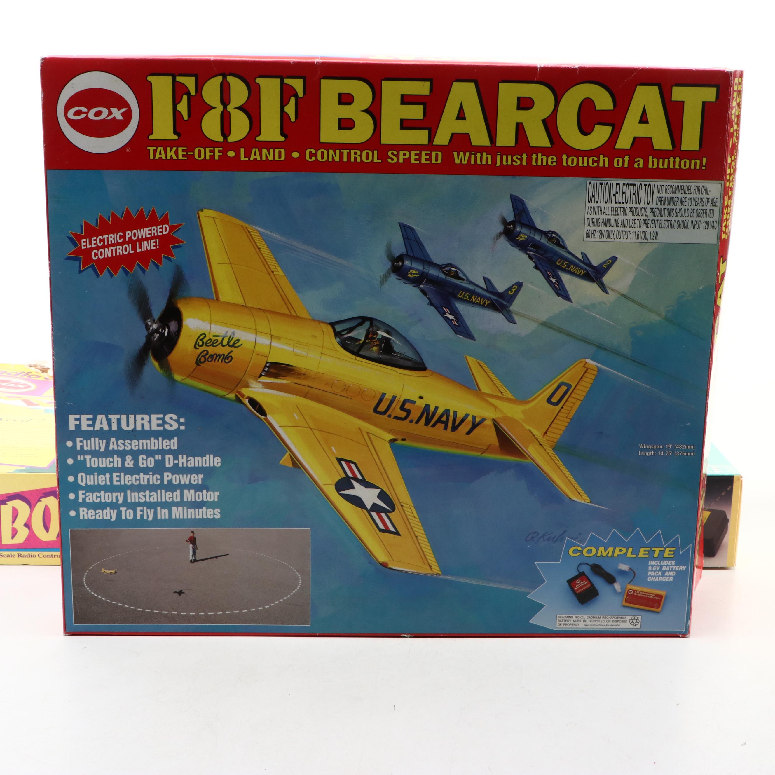 Liberty P-51D Mustang Fighter Model Kit with Other Cox Remote Control Planes