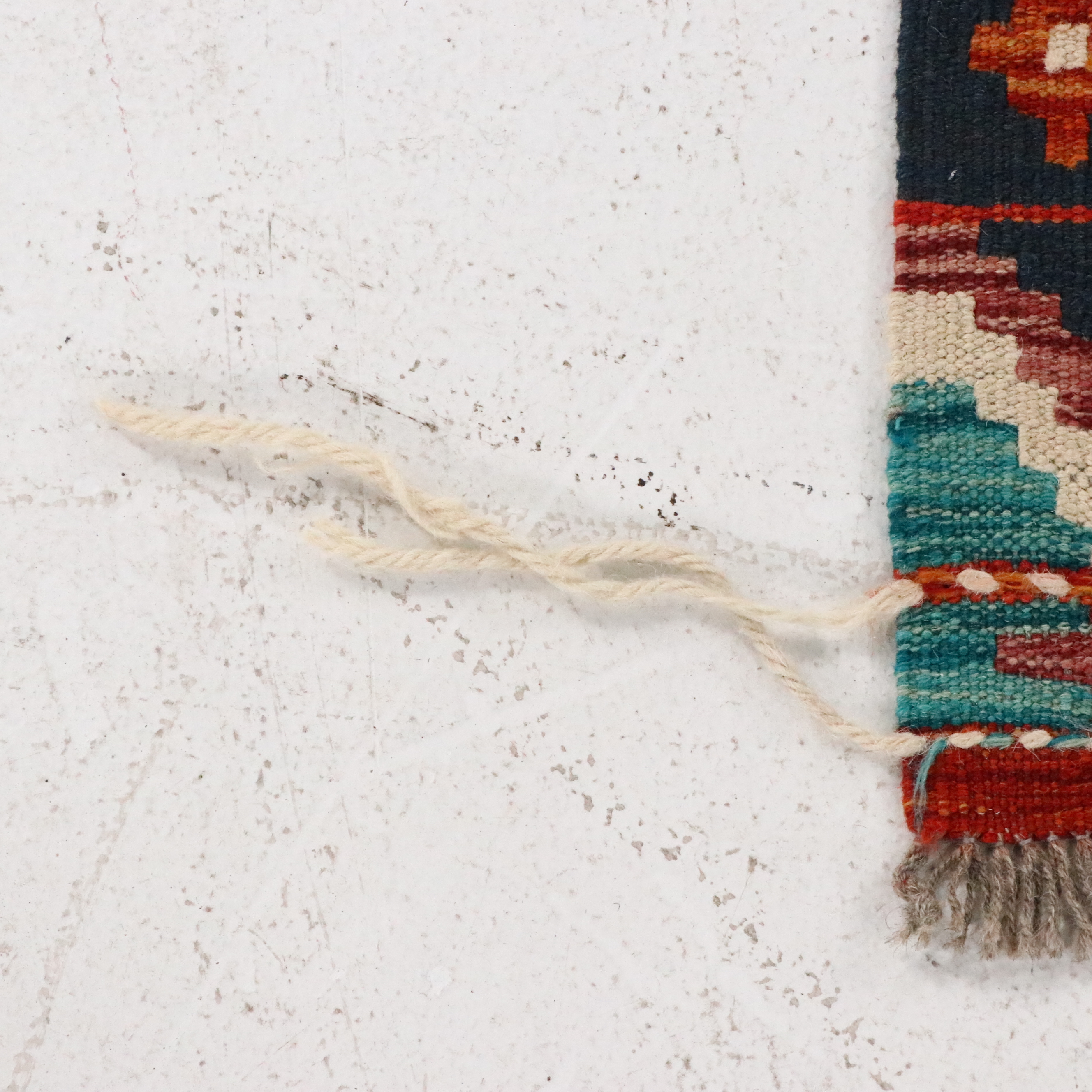 6'9 x 7' Handwoven Pakistani Kilim Area Rug