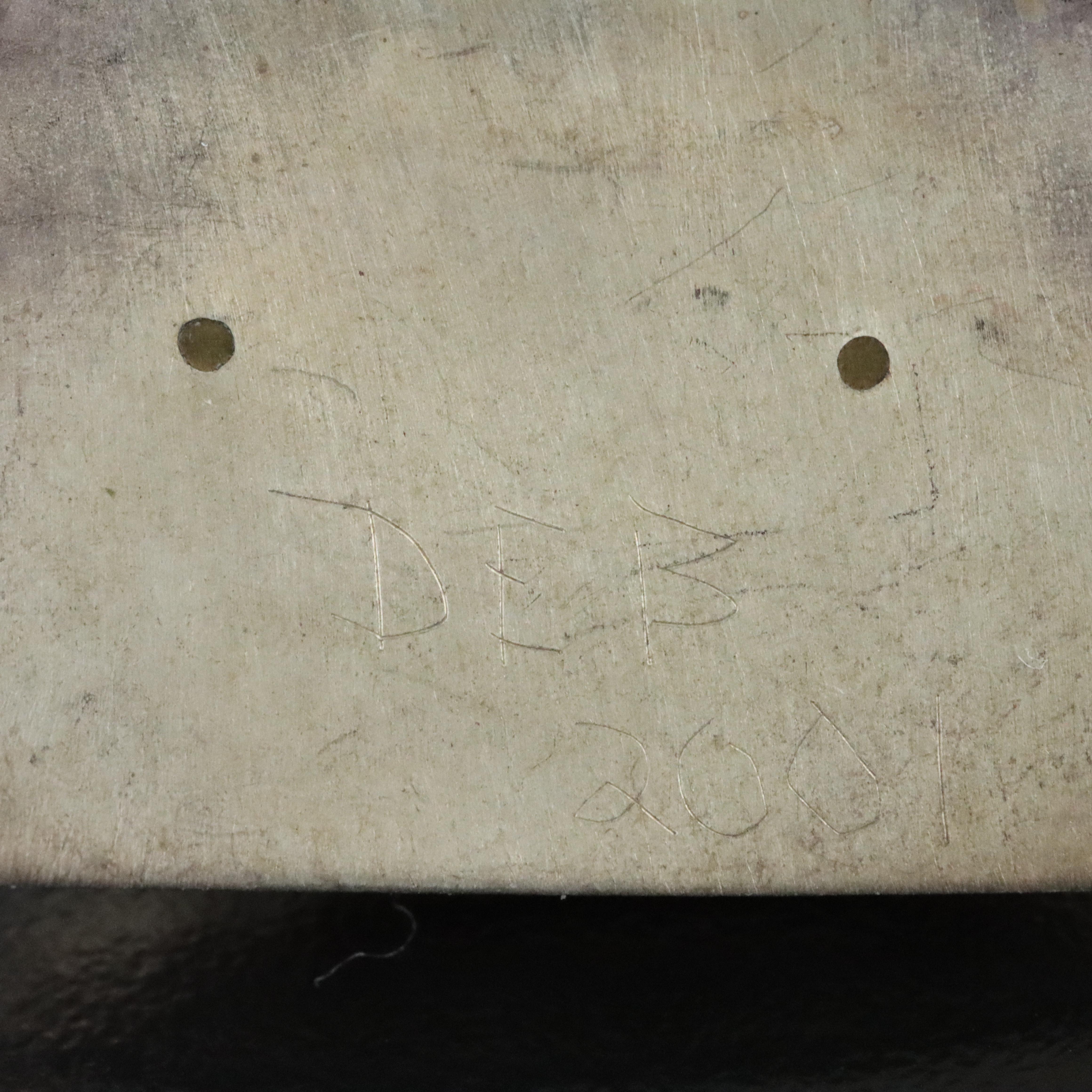 Contemporary Signed Artisan Brooch Including Sterling, 2001