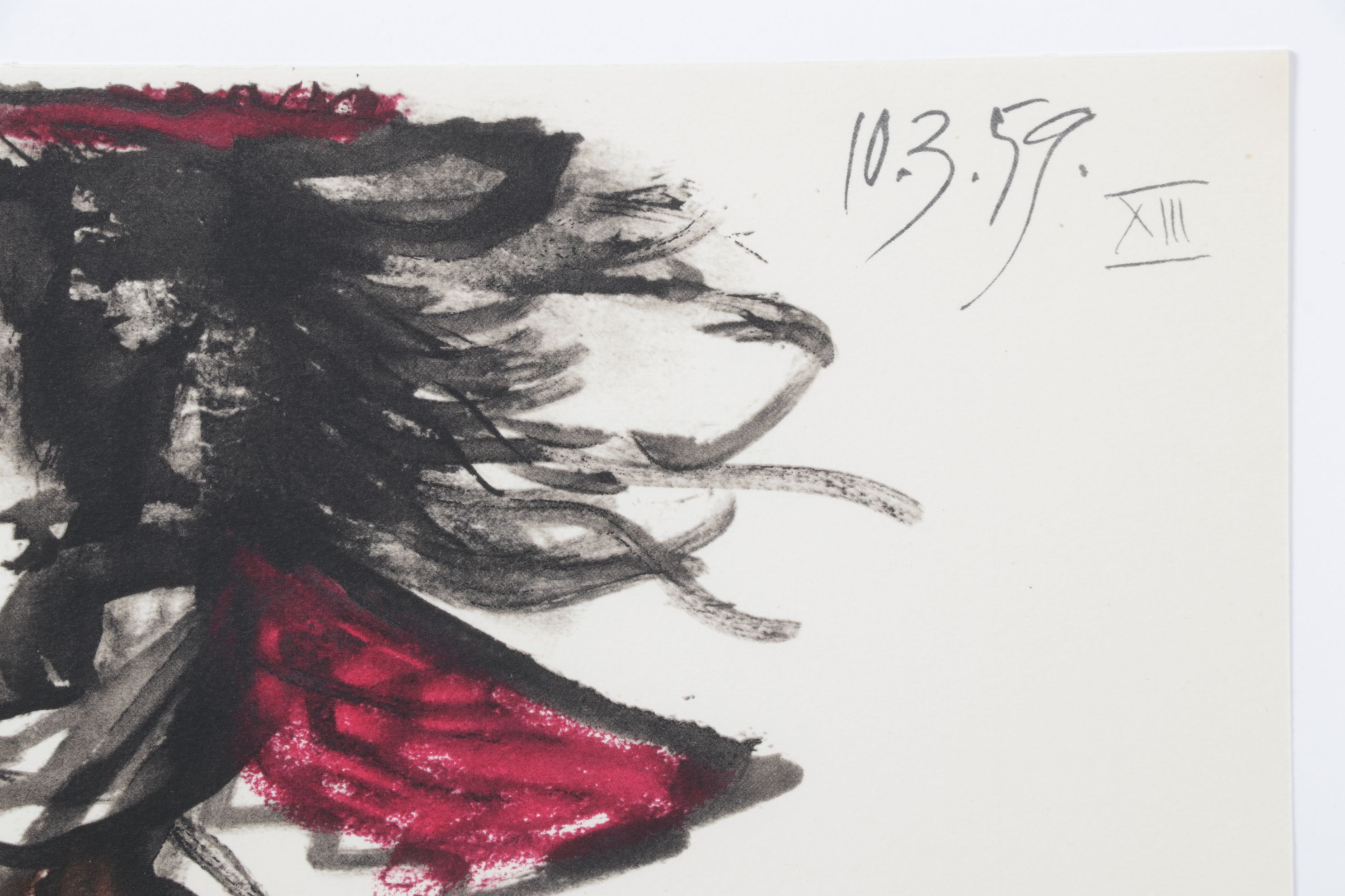 Offset Lithograph after Pablo Picasso from "Toros y Toreros" Folio