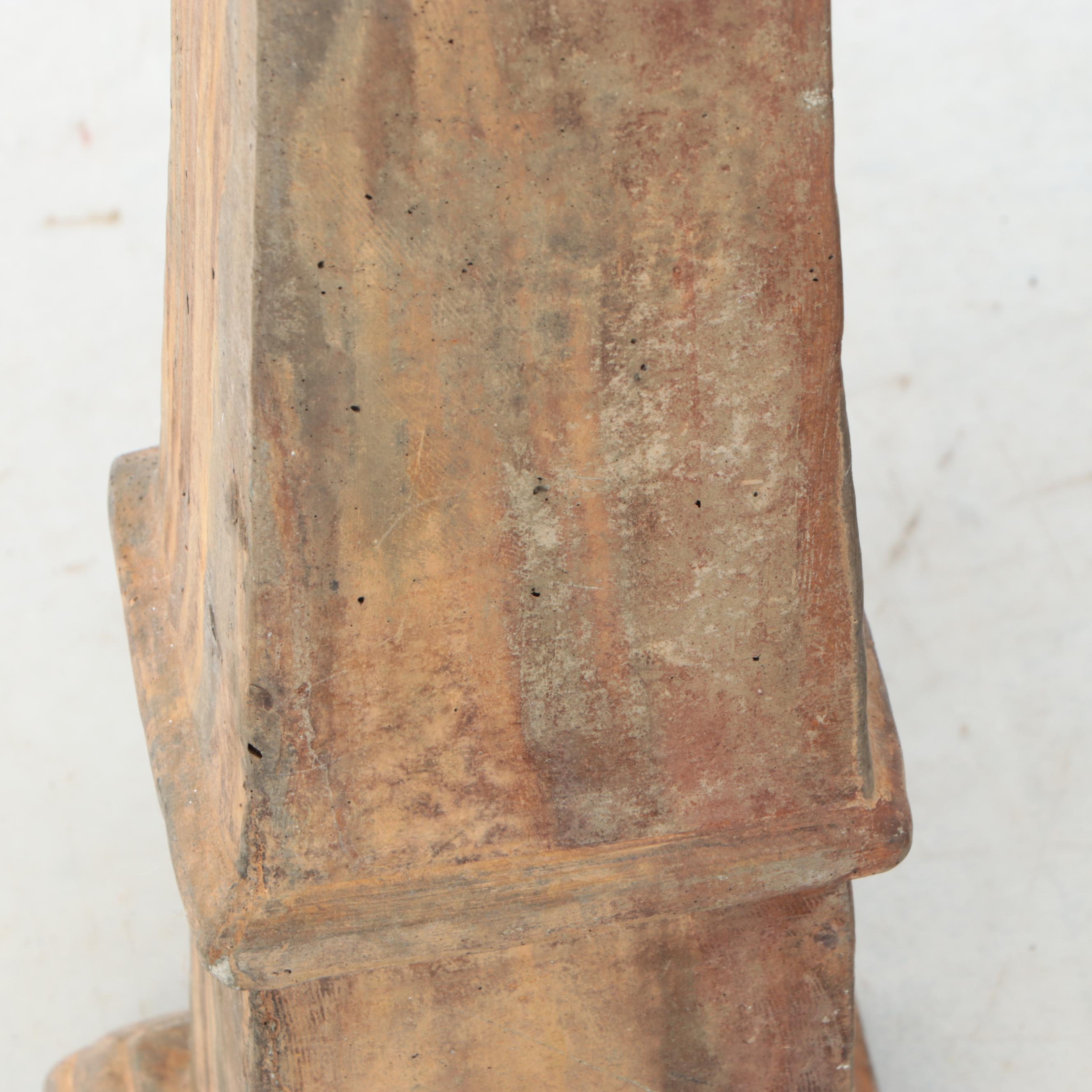 Decorative Concrete Obelisk Pair