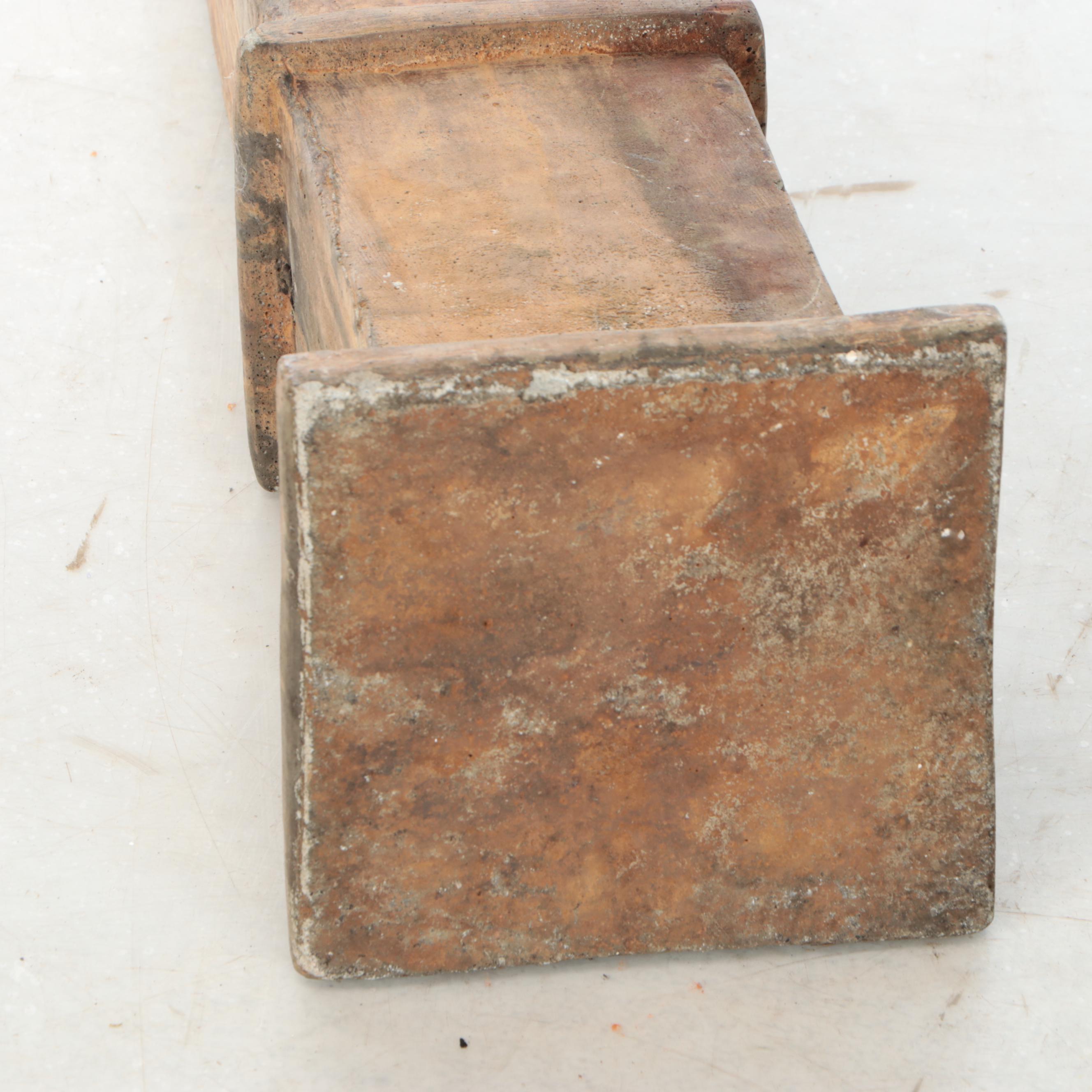 Decorative Concrete Obelisk Pair