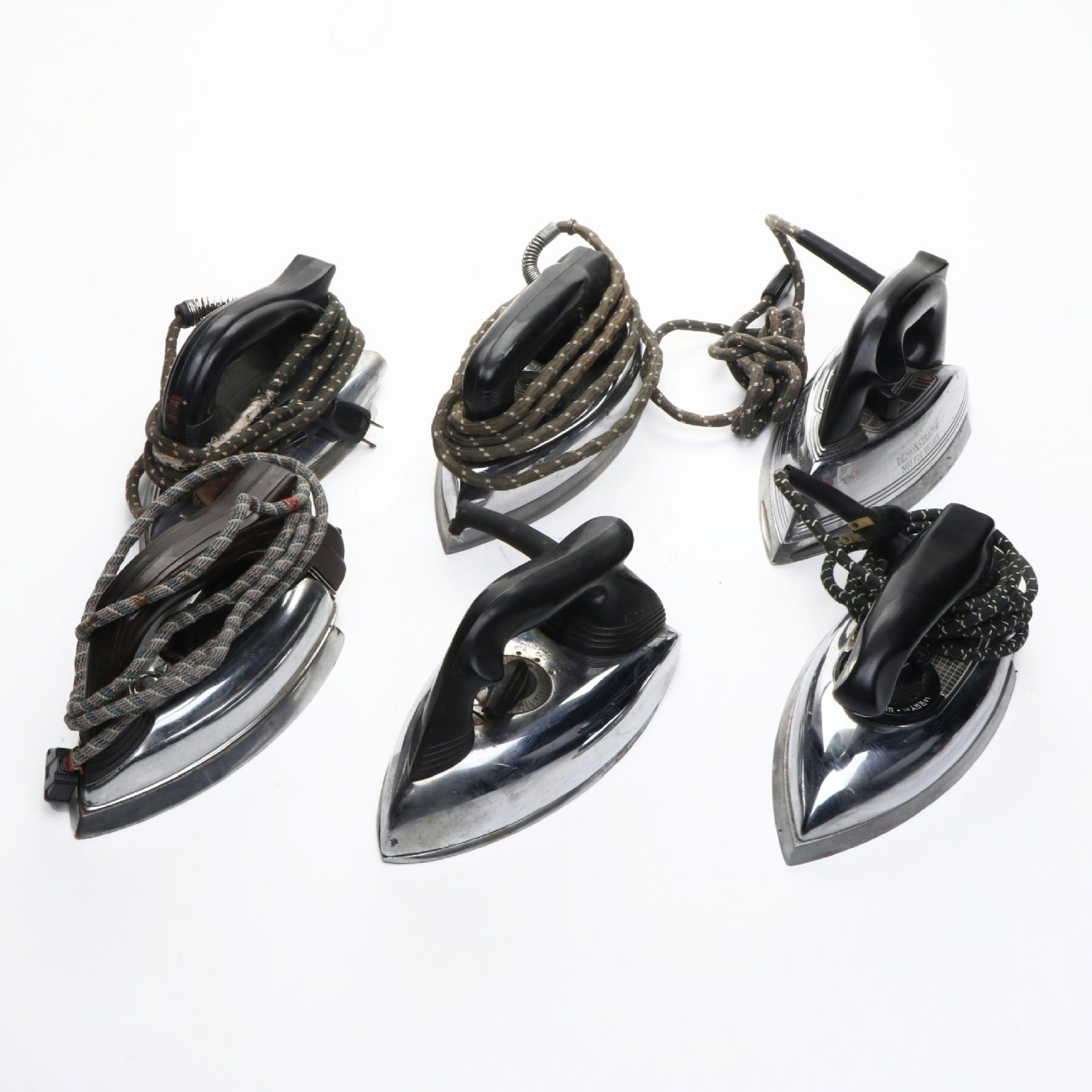 General Electric, Sunbeam, and Other Mid-Century Clothes Irons