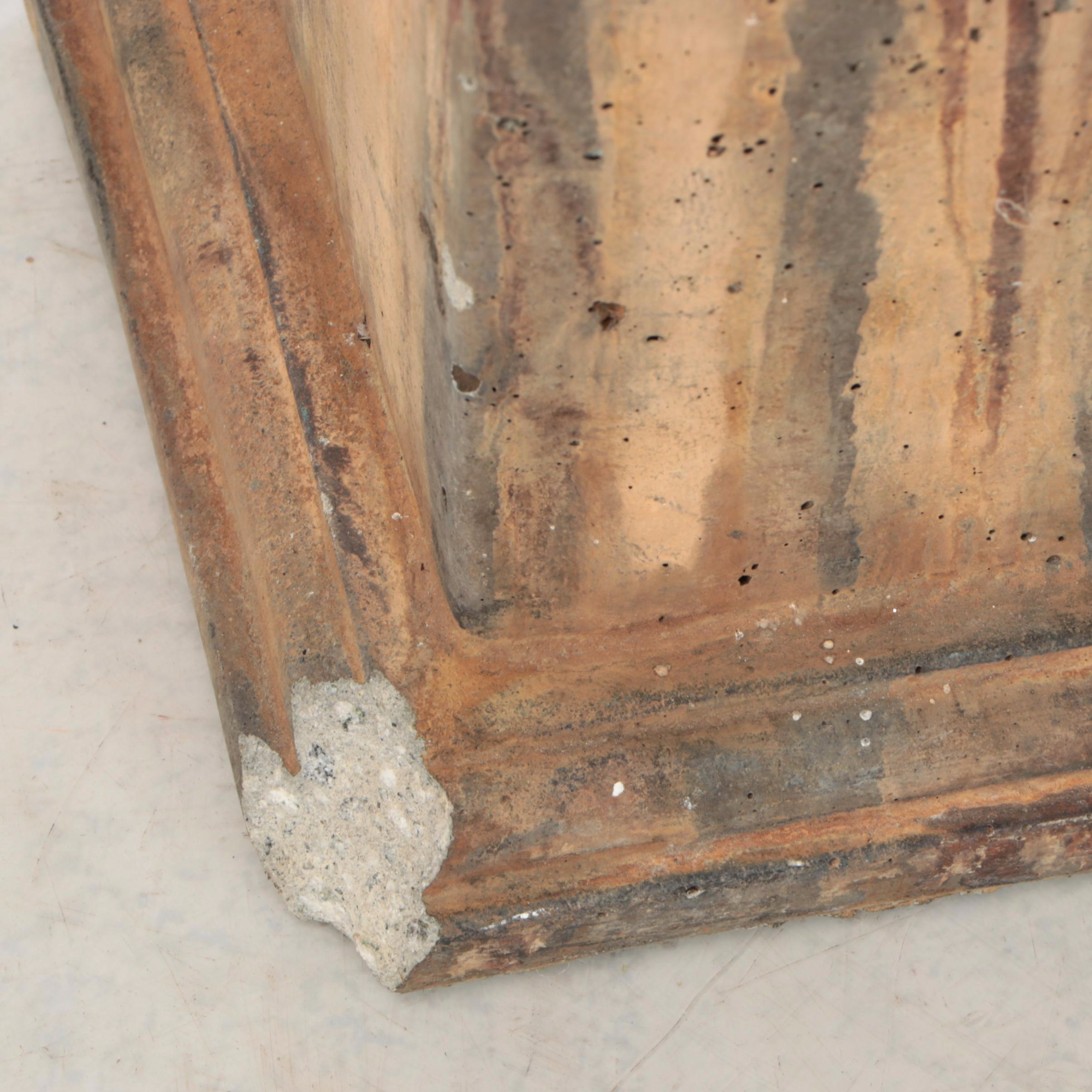 Decorative Concrete Obelisk Pair