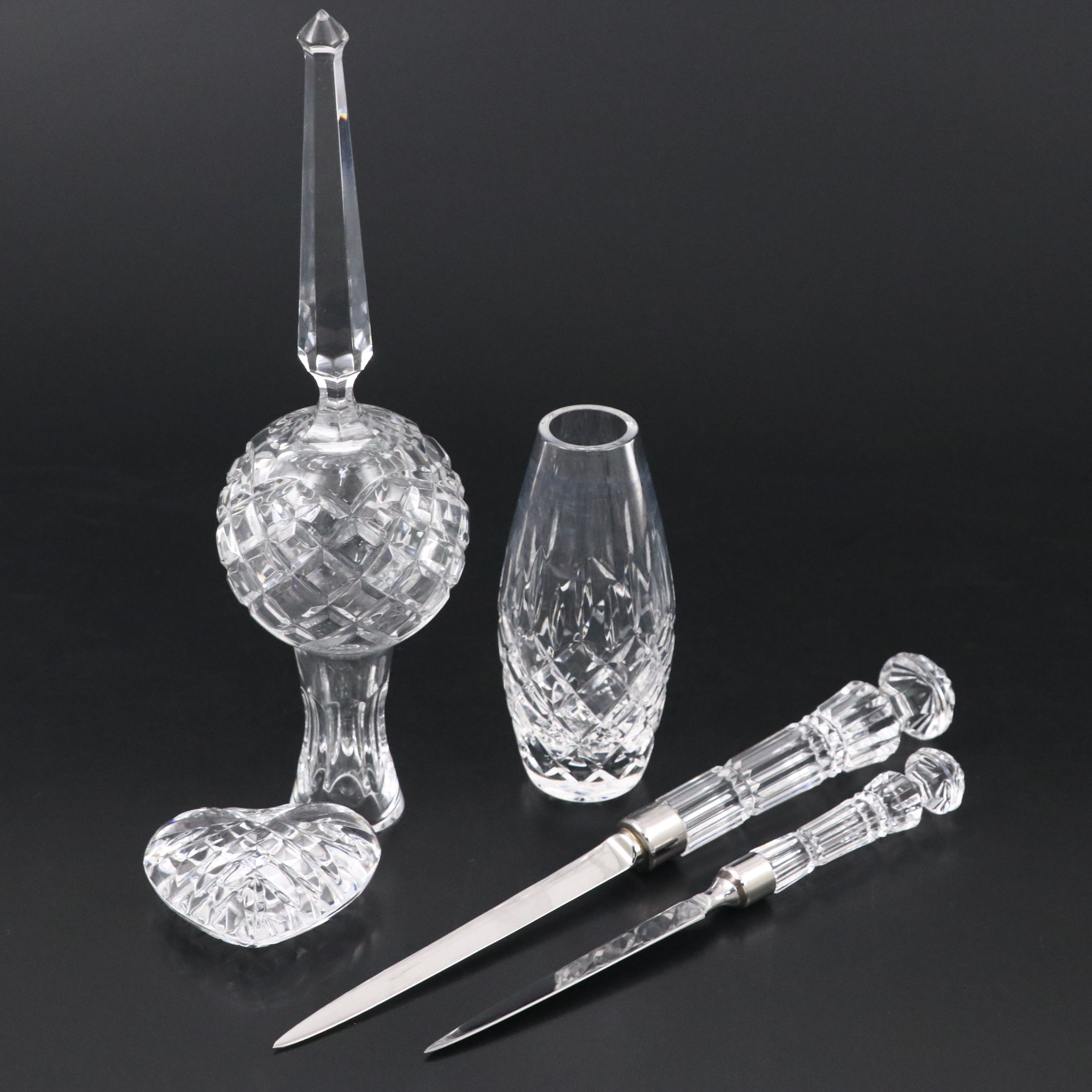 Waterford Wedding Heirloom Collection Heart Hand Cooler, Stuart Vase and More