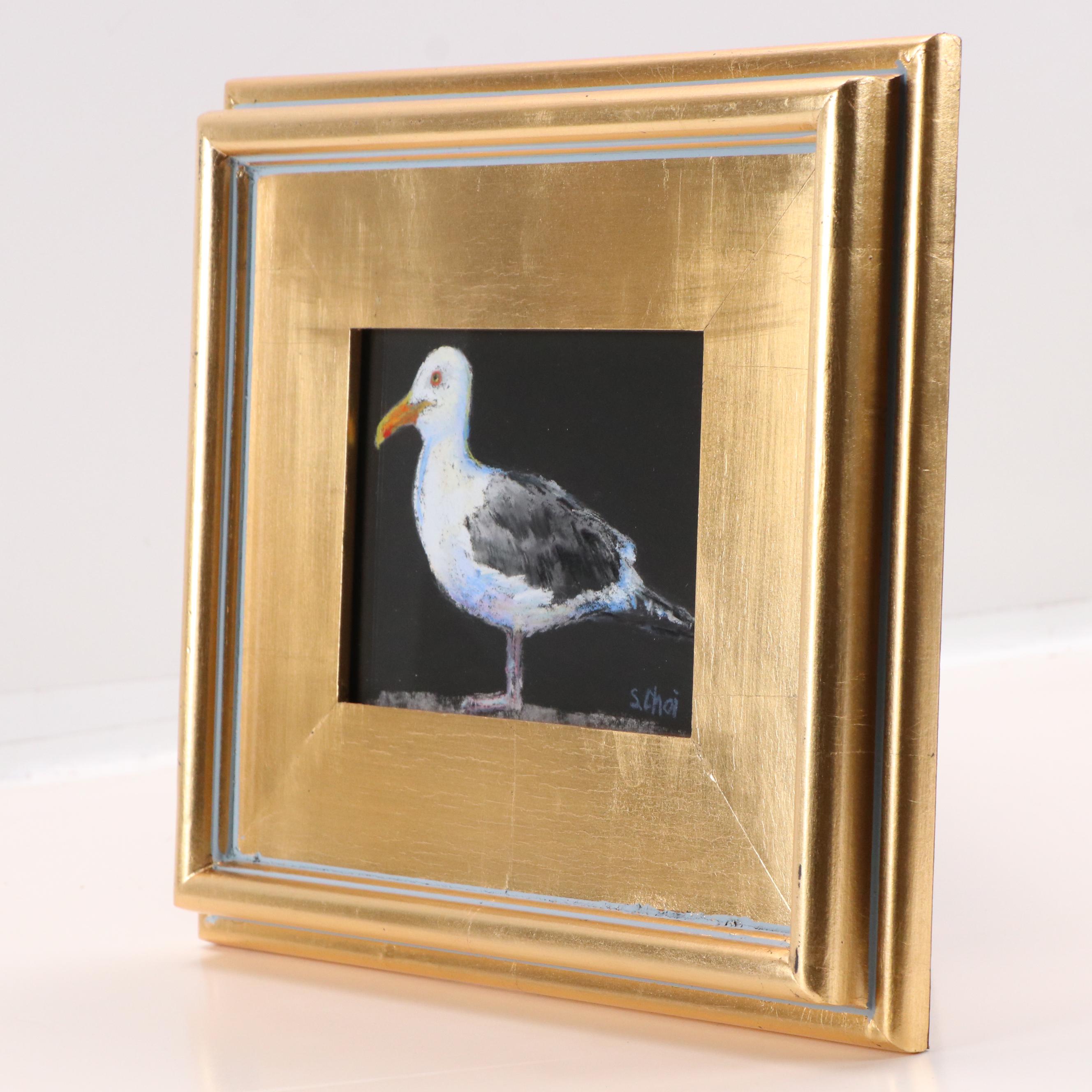 Sunkyung Choi Pastel Drawing of Bird, 21st Century