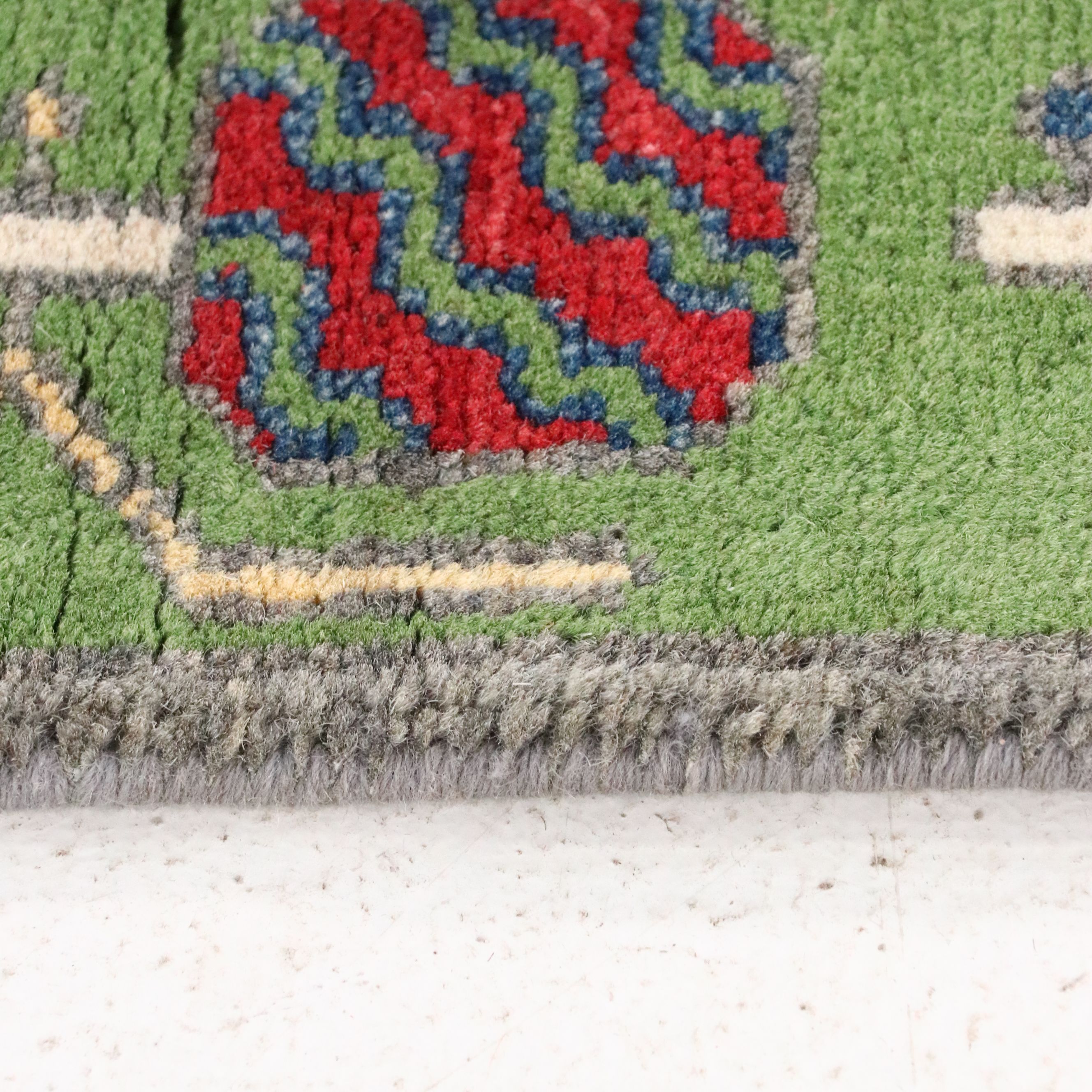 5'7 x 8' Hand-Knotted Afghan Pictorial War Area Rug