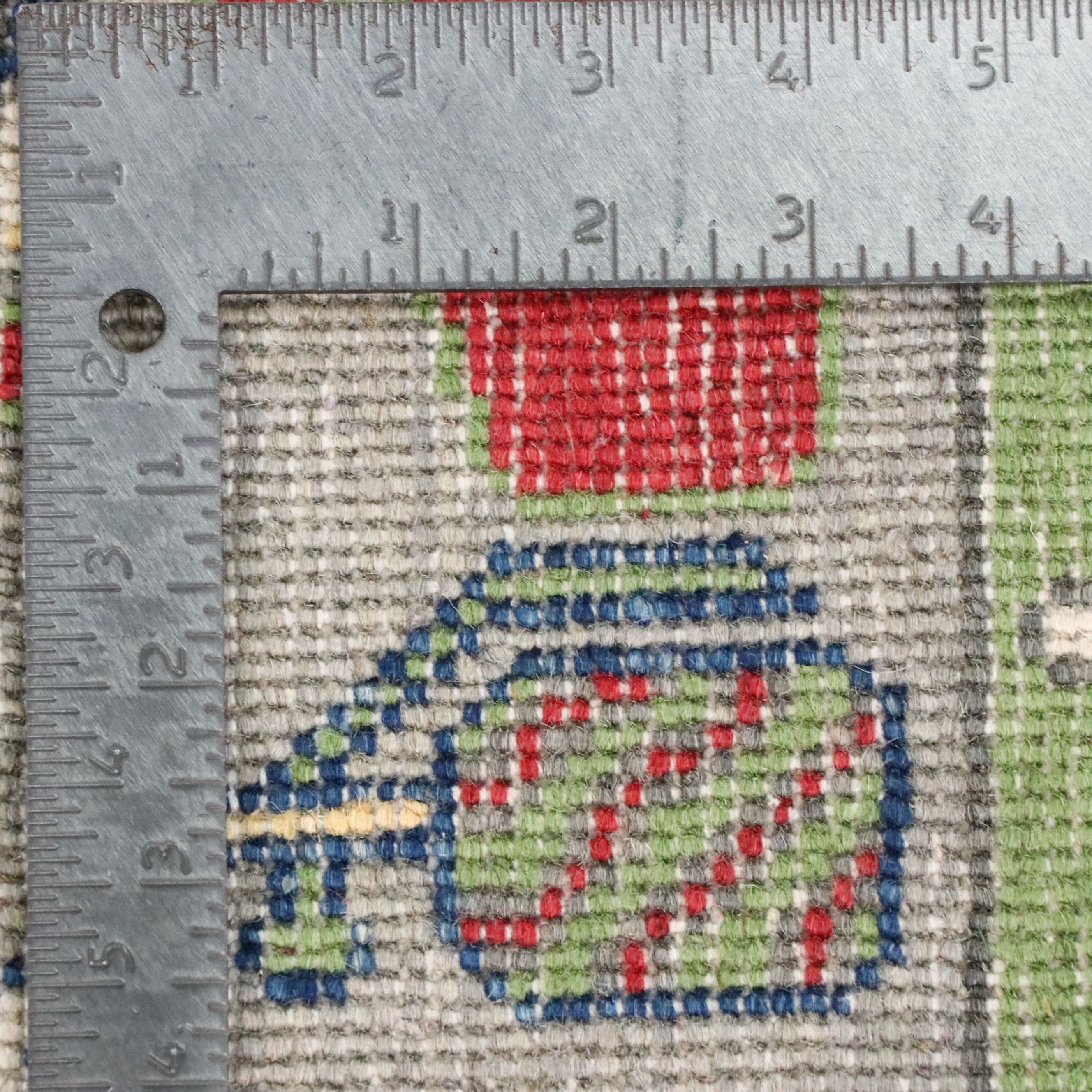 5'7 x 8' Hand-Knotted Afghan Pictorial War Area Rug