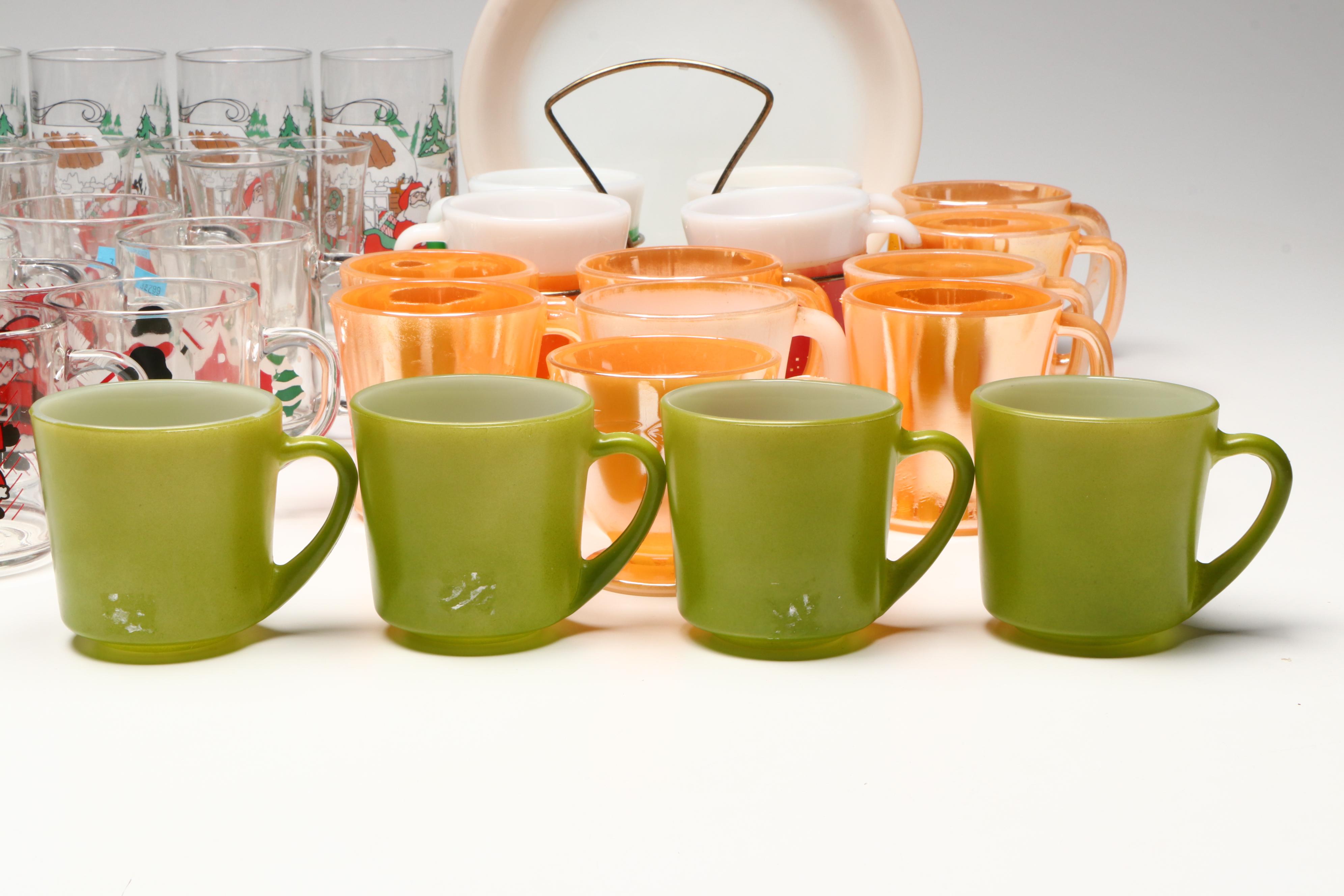 Fire King "Peach Lustre," "Glamalite" and More