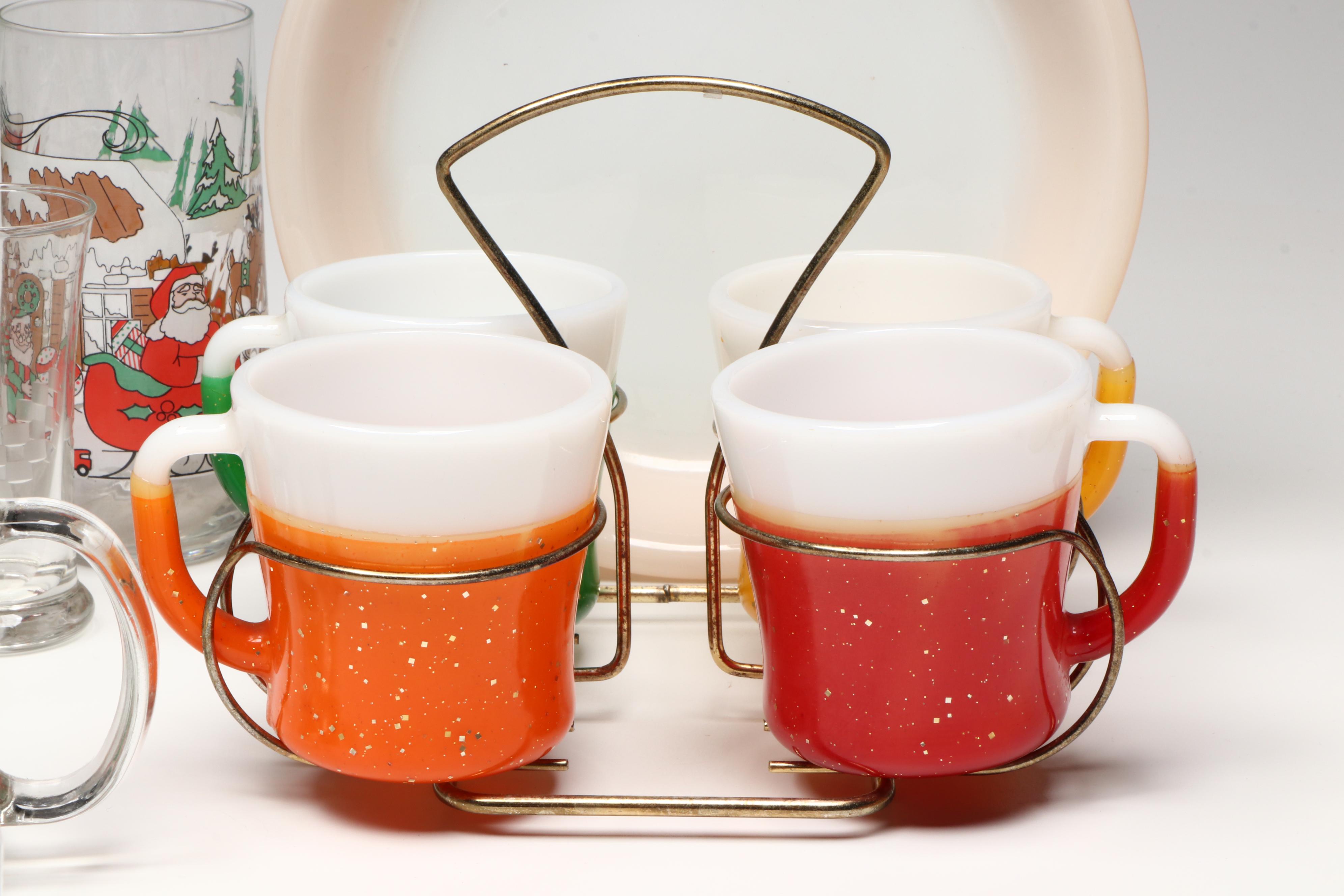 Fire King "Peach Lustre," "Glamalite" and More