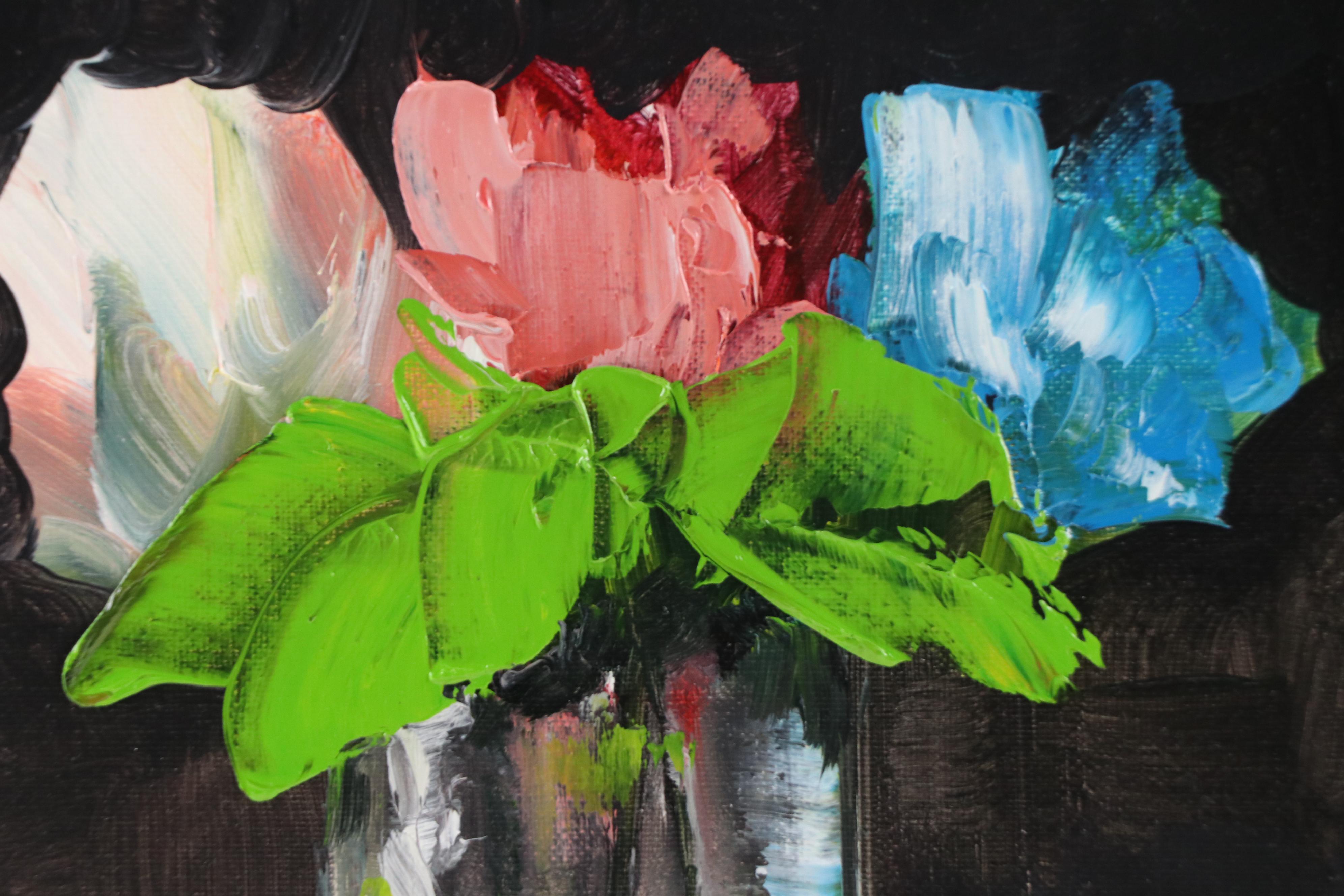 José M. Lima Floral Still Life Oil Painting, 2025