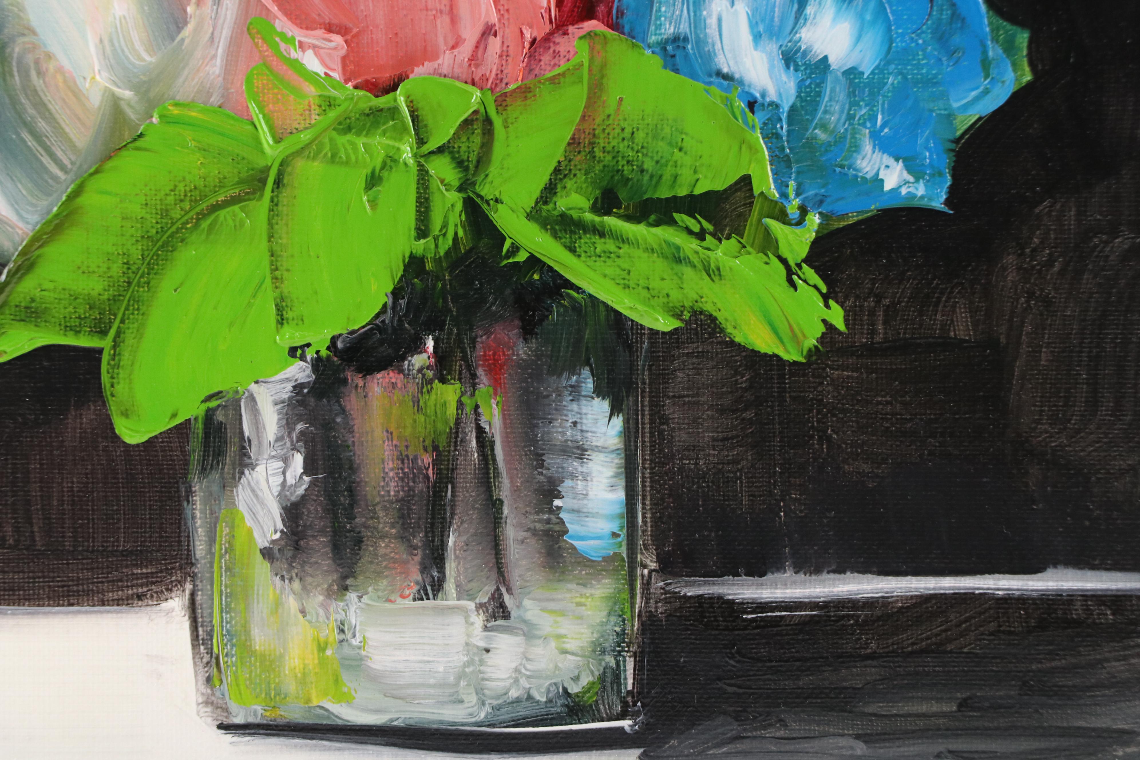 José M. Lima Floral Still Life Oil Painting, 2025