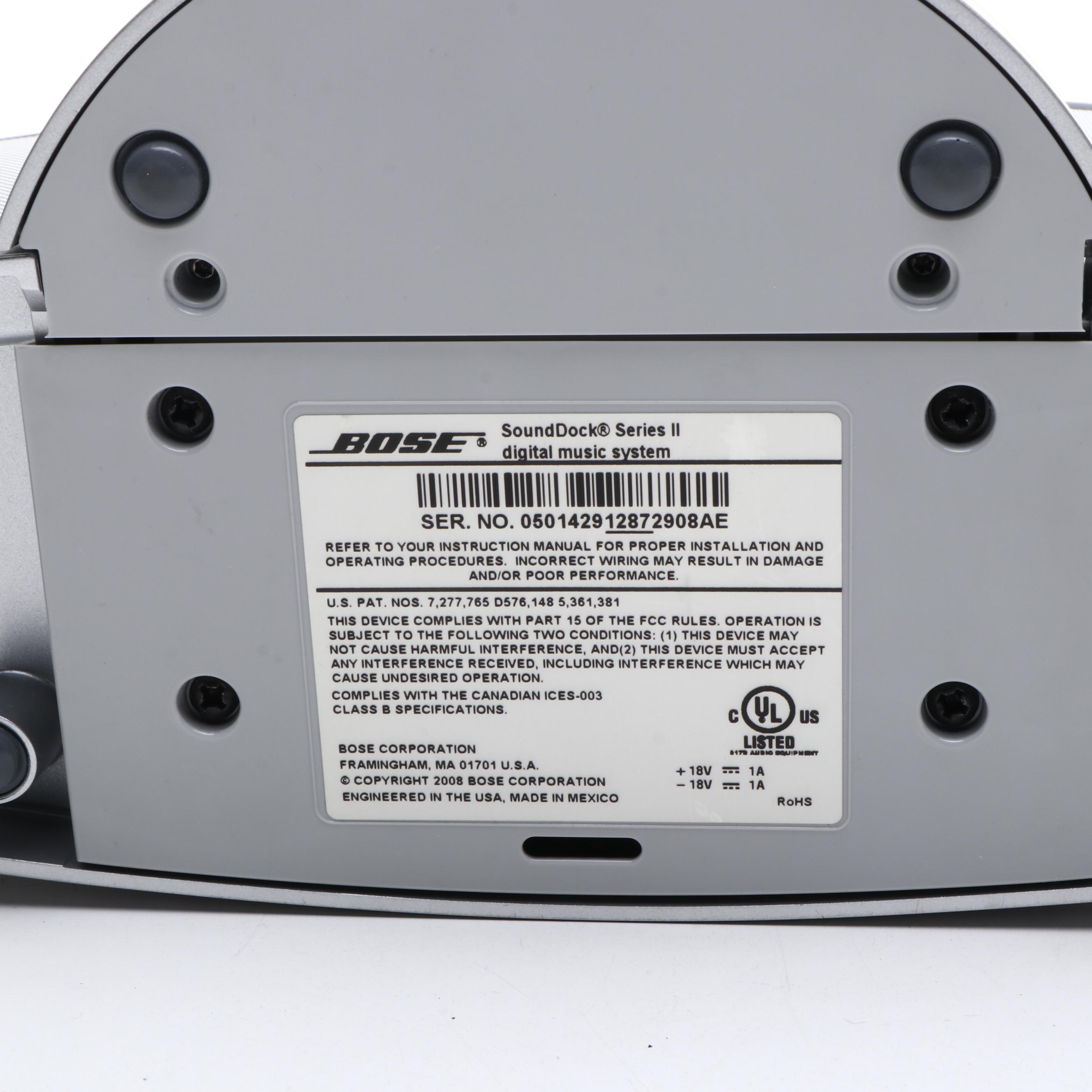 Bose SoundDock Portable Music Systems, Early 2000s