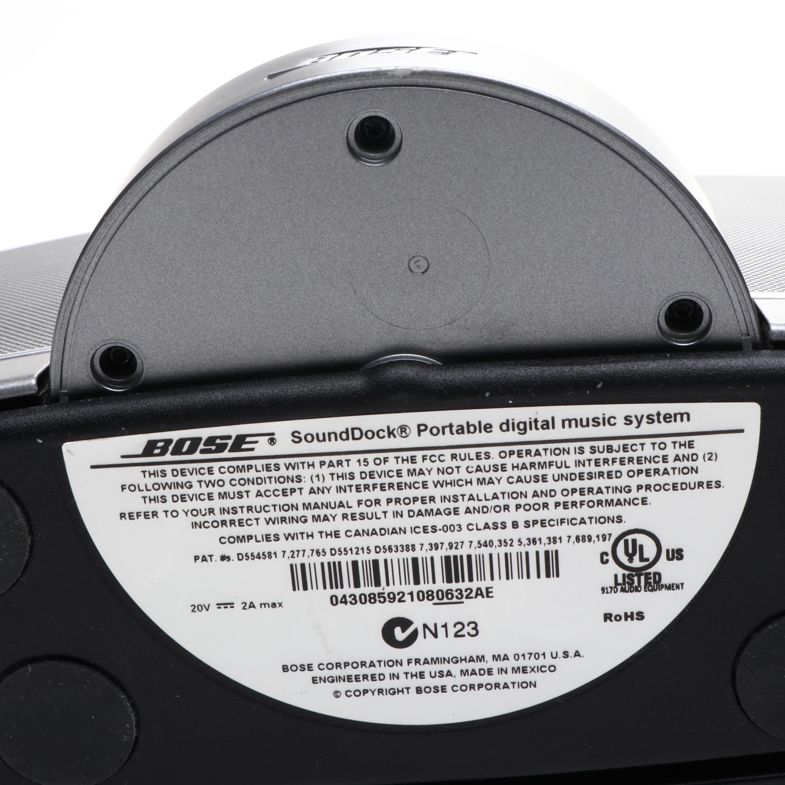 Bose SoundDock Portable Music Systems, Early 2000s