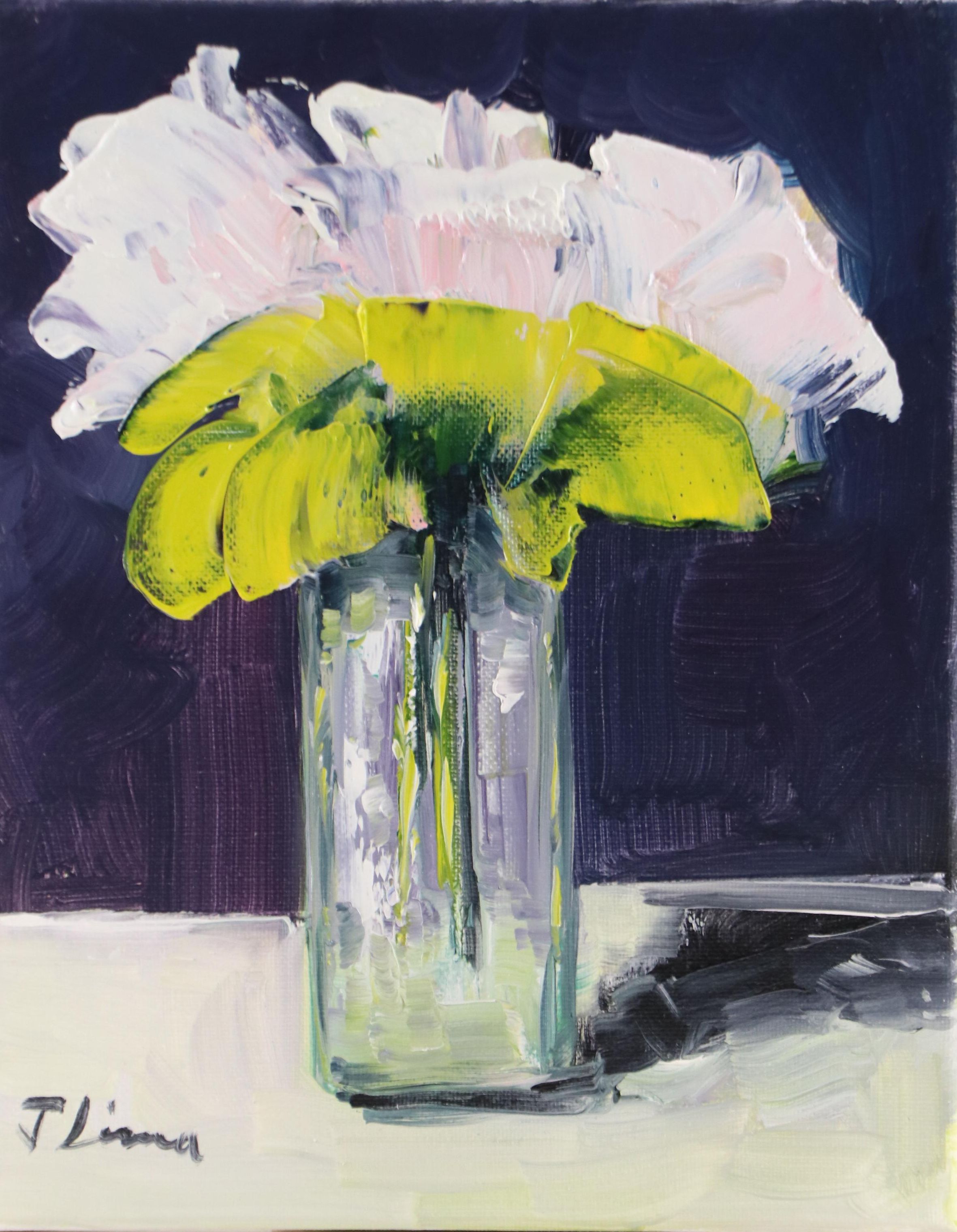 José M. Lima Floral Still Life Oil Painting, 2025