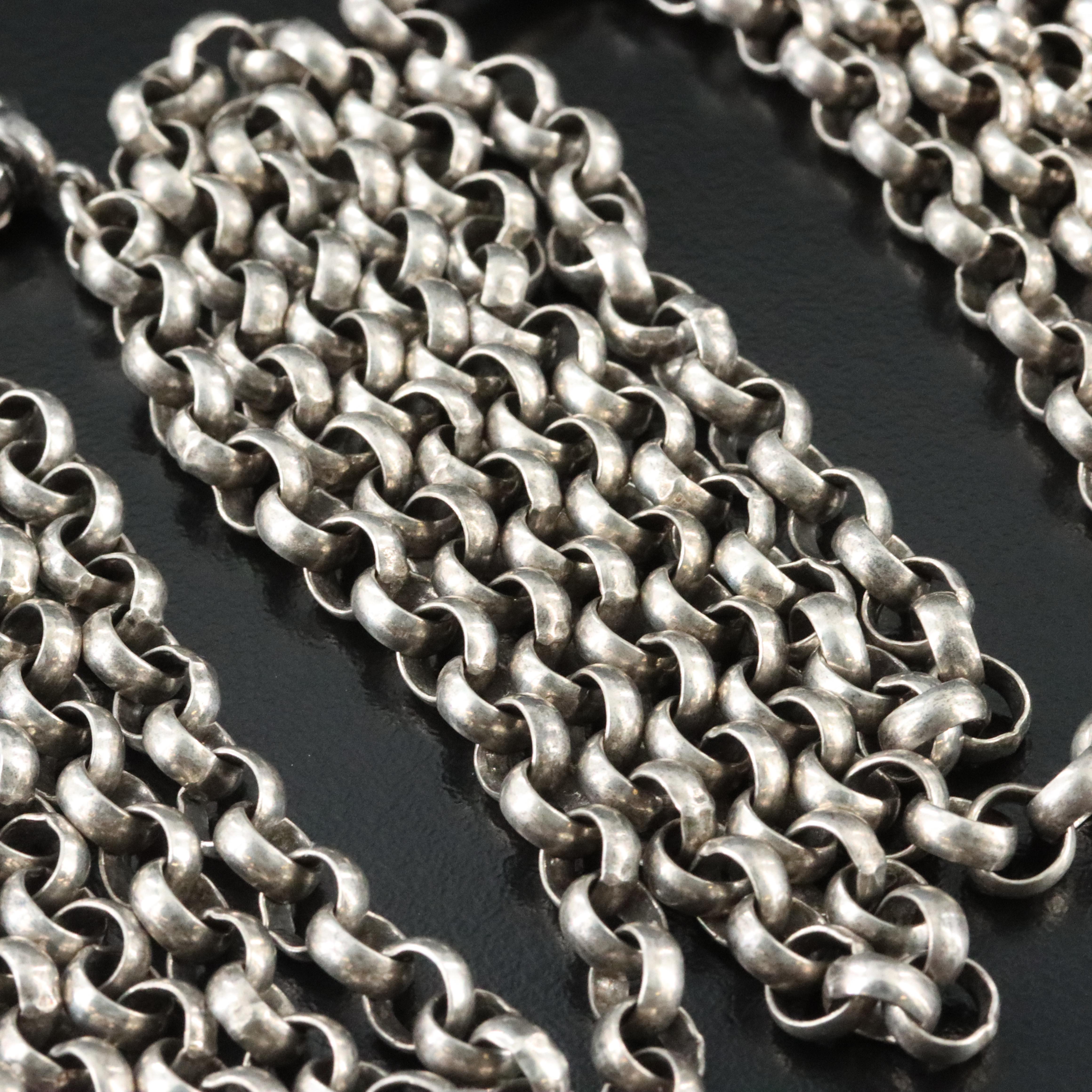 Sterling Rolo Chain Necklaces