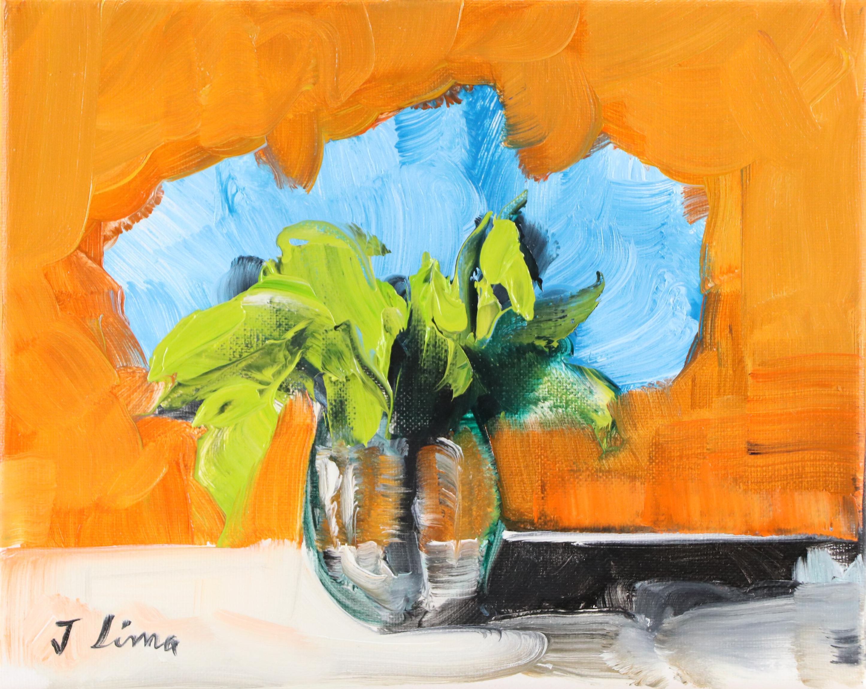 José M. Lima Floral Still Life Oil Painting, 2025