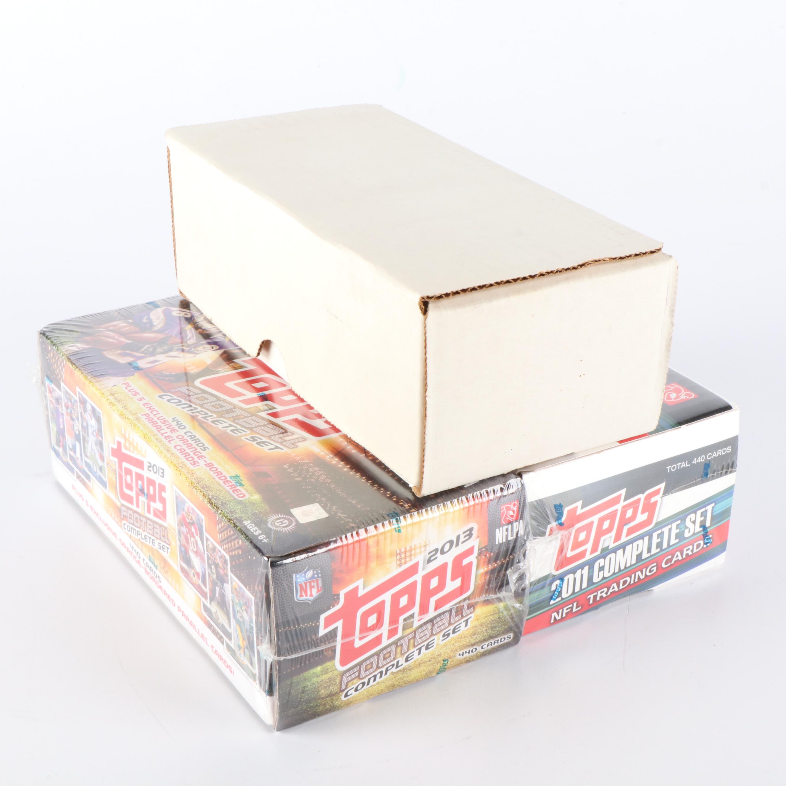 2011-2013 Topps Football Card Sets Featuring J.J. Watt Rookie and More