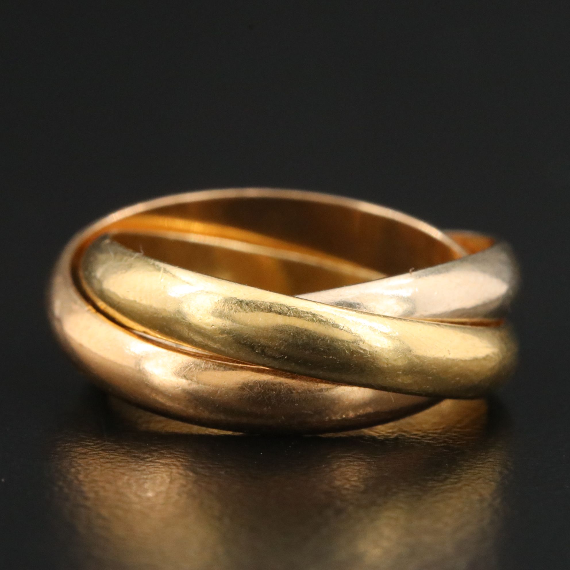 Cartier Must de Cartier Trinity 18K Tri-Color Gold Ring